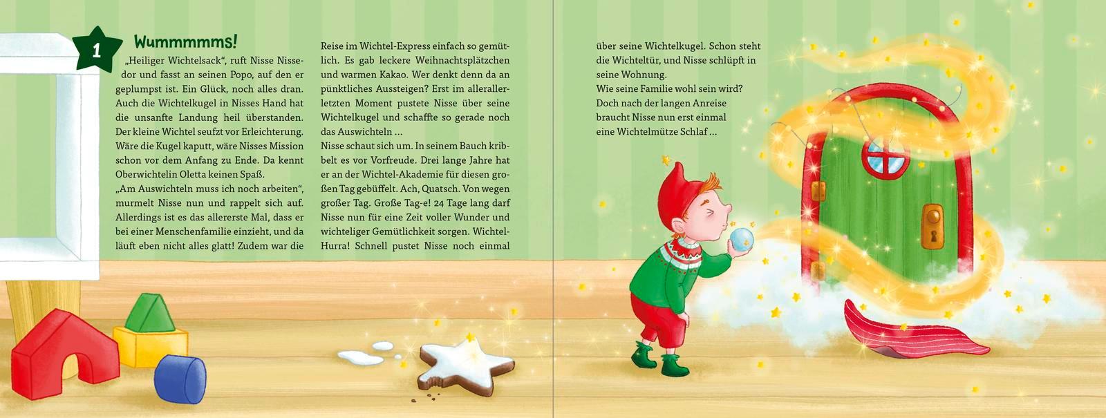 Beispielinhalt (Bild) Wichtel Nisse und das ungeplante Weihnachtswunder