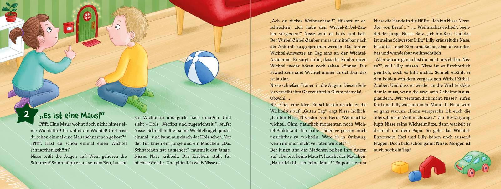 Beispielinhalt (Bild) Wichtel Nisse und das ungeplante Weihnachtswunder