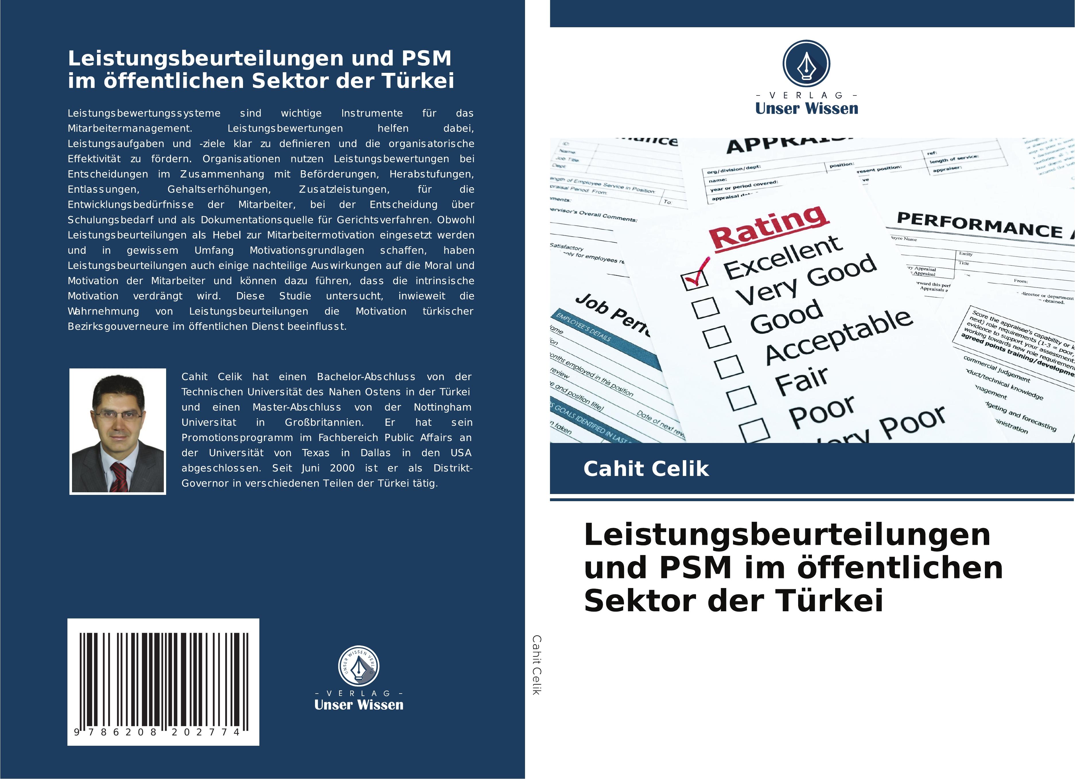 Vorderes Coverbild Leistungsbeurteilungen und PSM im öffentlichen Sektor der Türkei