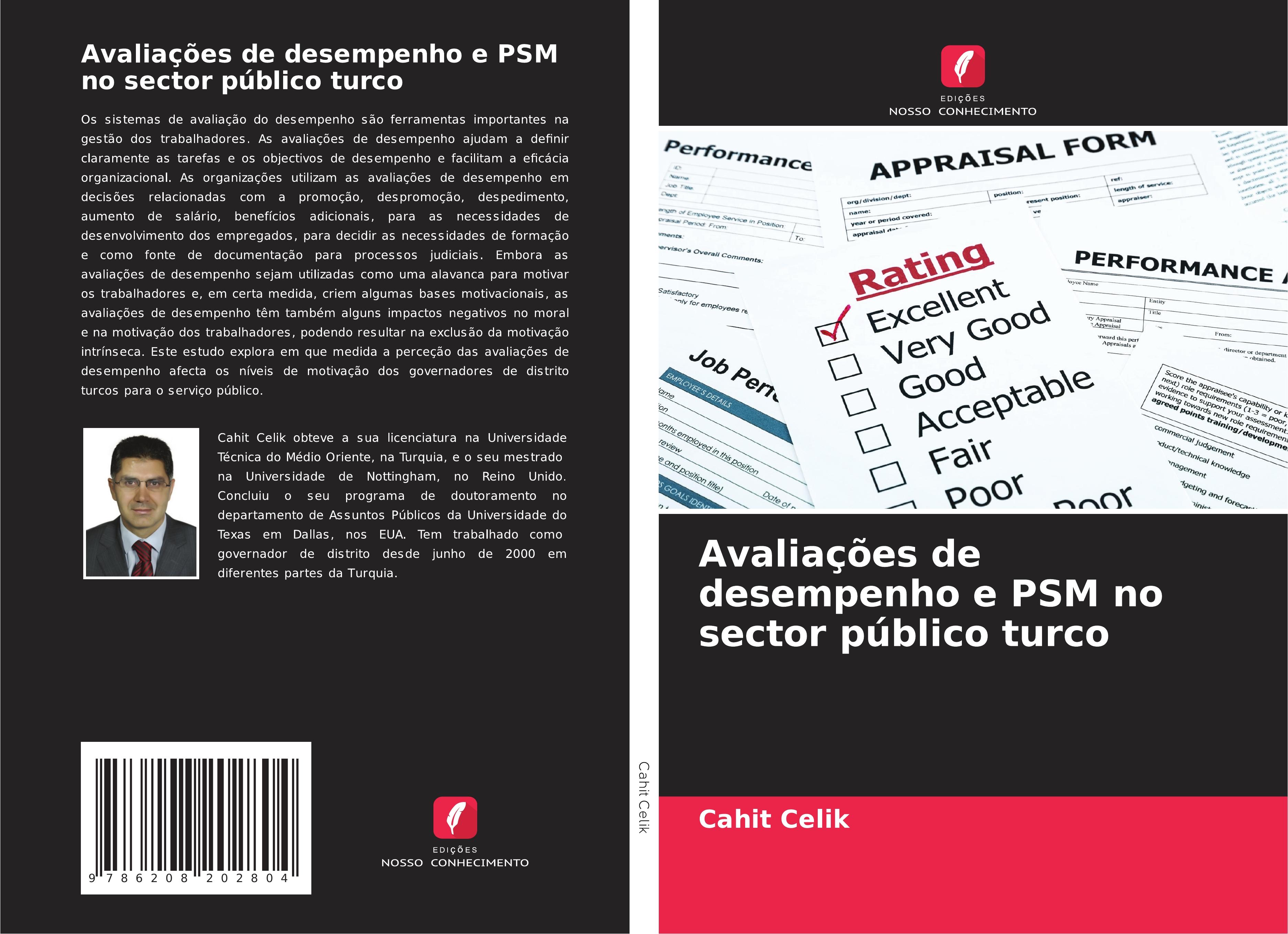 Vorderes Coverbild Avaliações de desempenho e PSM no sector público turco