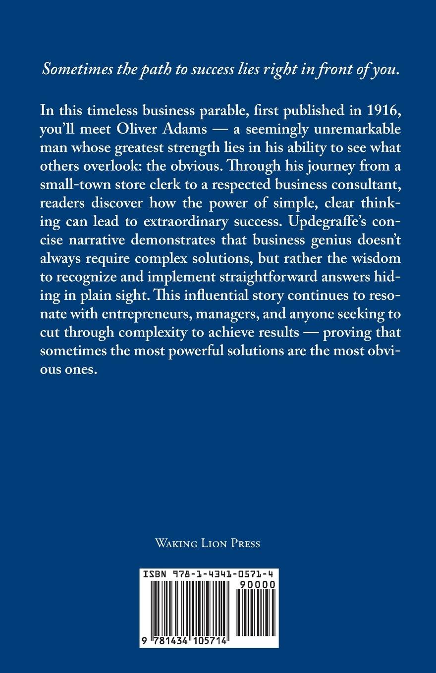 Rückseitencover Obvious Adams