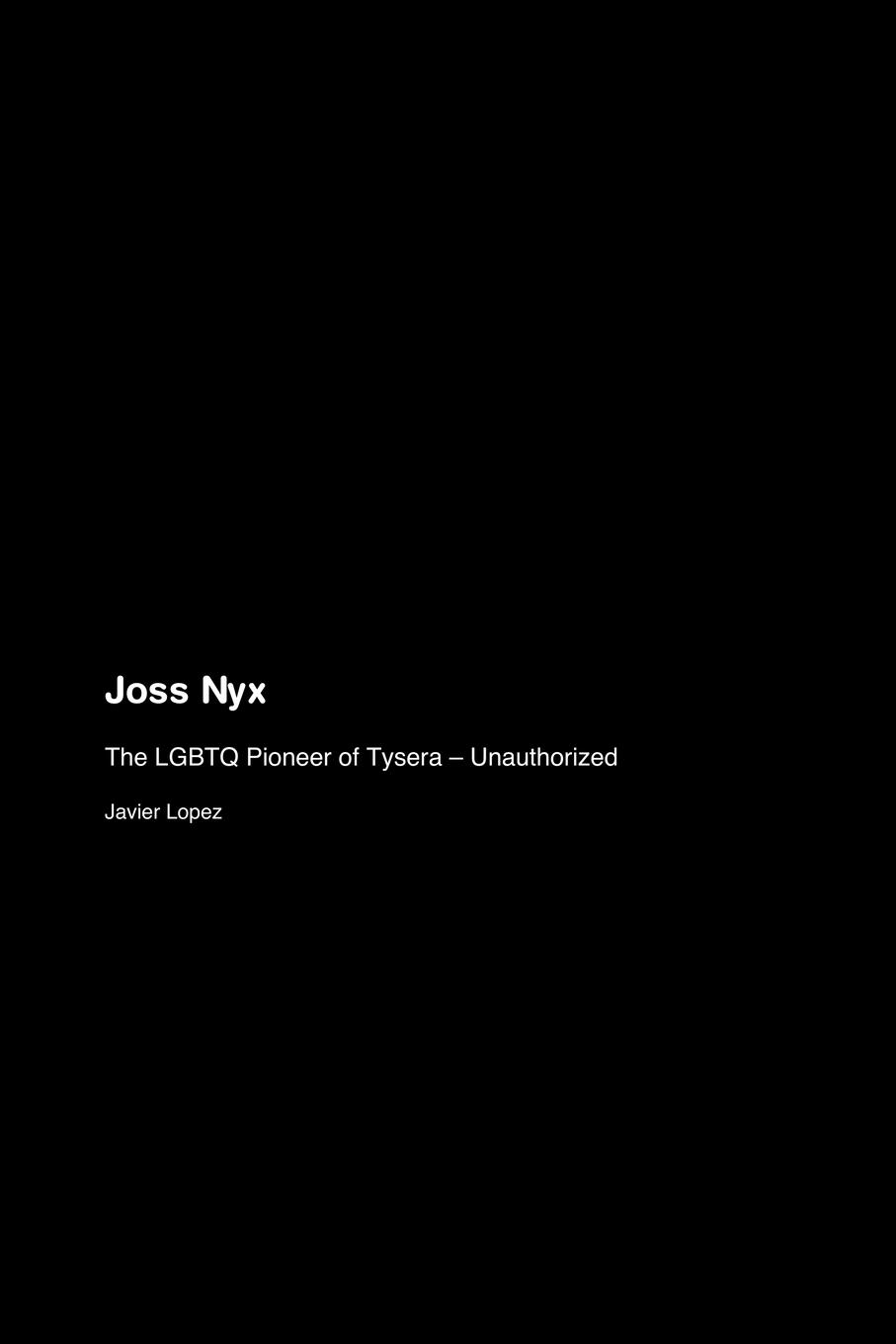Vorderes Coverbild Joss Nyx