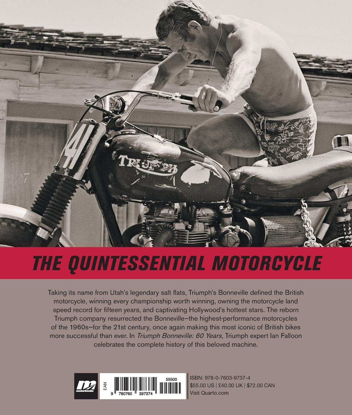 Rückseitencover Triumph Bonneville