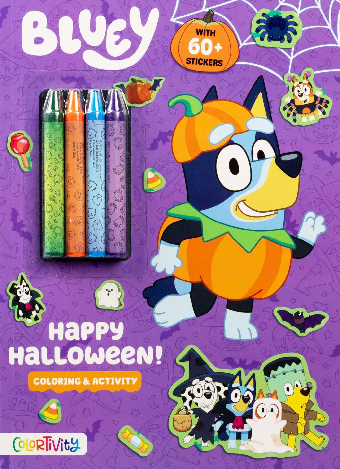 Vorderes Coverbild Bluey Colortivity: Happy Halloween!