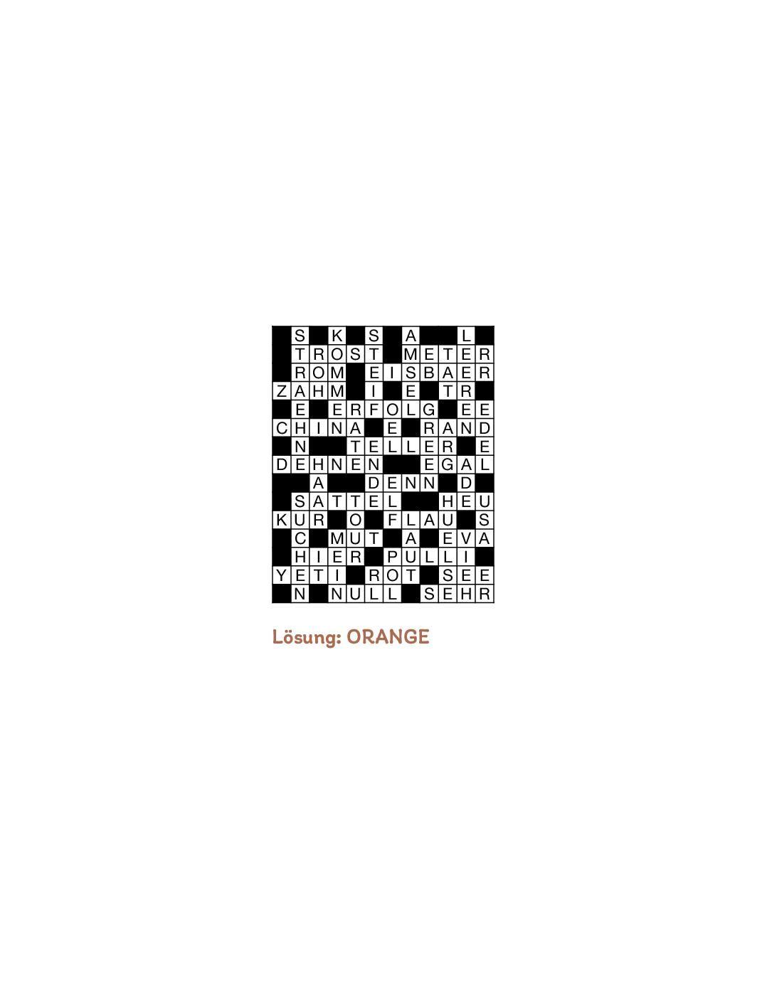 Beispielinhalt (Bild) Kreuzworträtsel ab 10 Jahren. Knobeln und Rätseln für Kinder