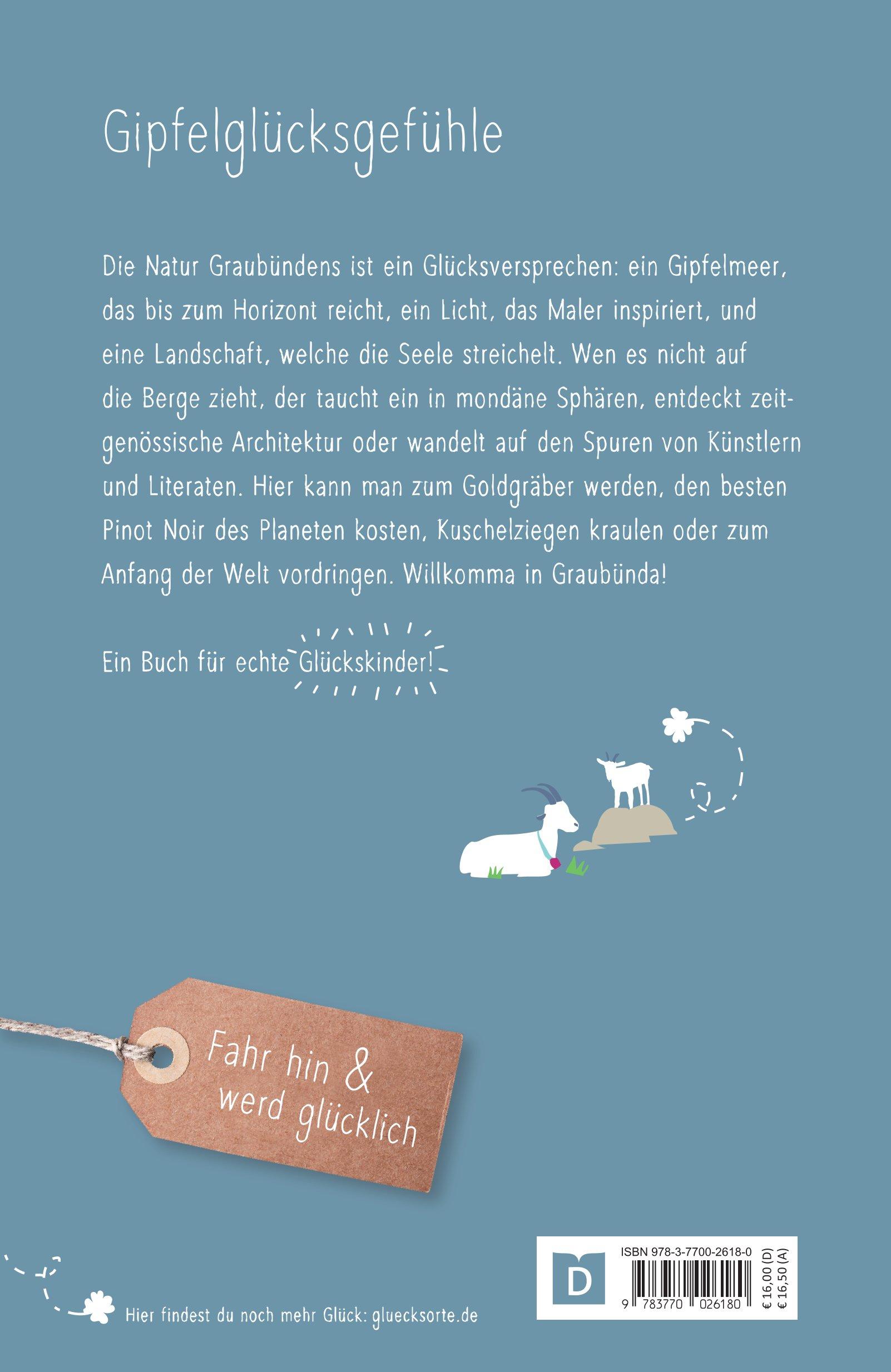 Rückseitencover Glücksorte in Graubünden