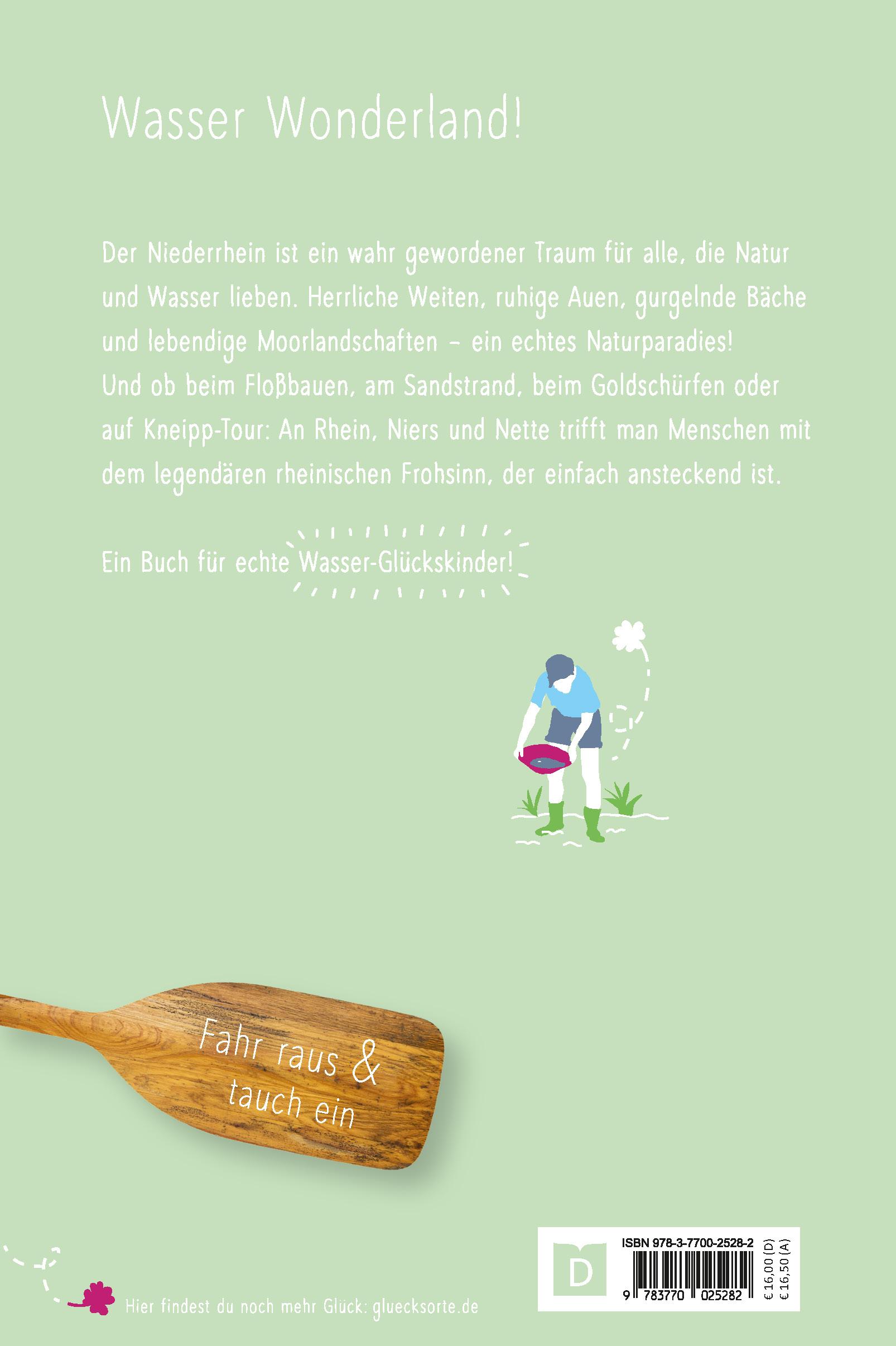 Rückseitencover Blaue Glücksorte am Niederrhein