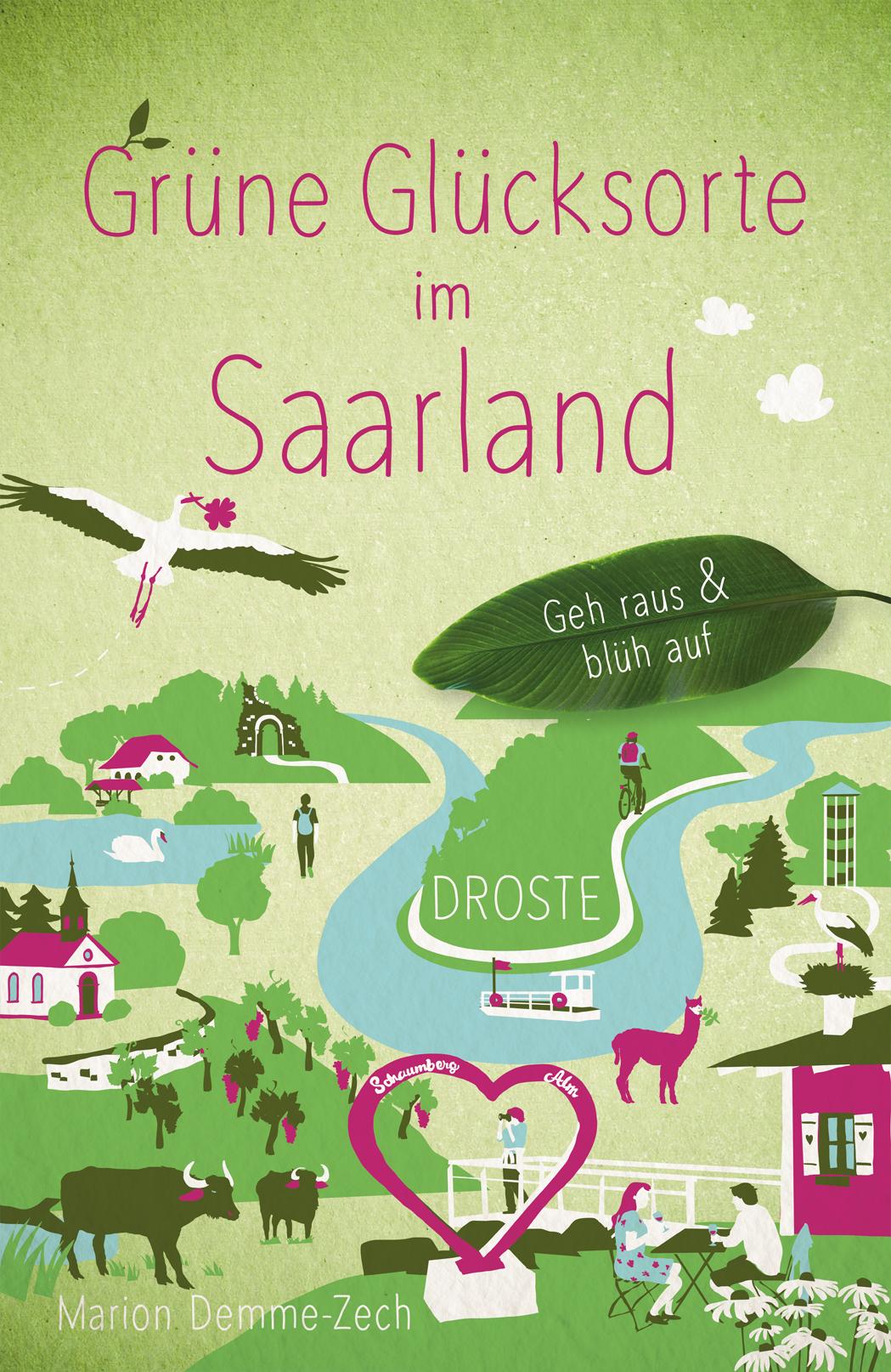 Vorderes Coverbild Grüne Glücksorte im Saarland