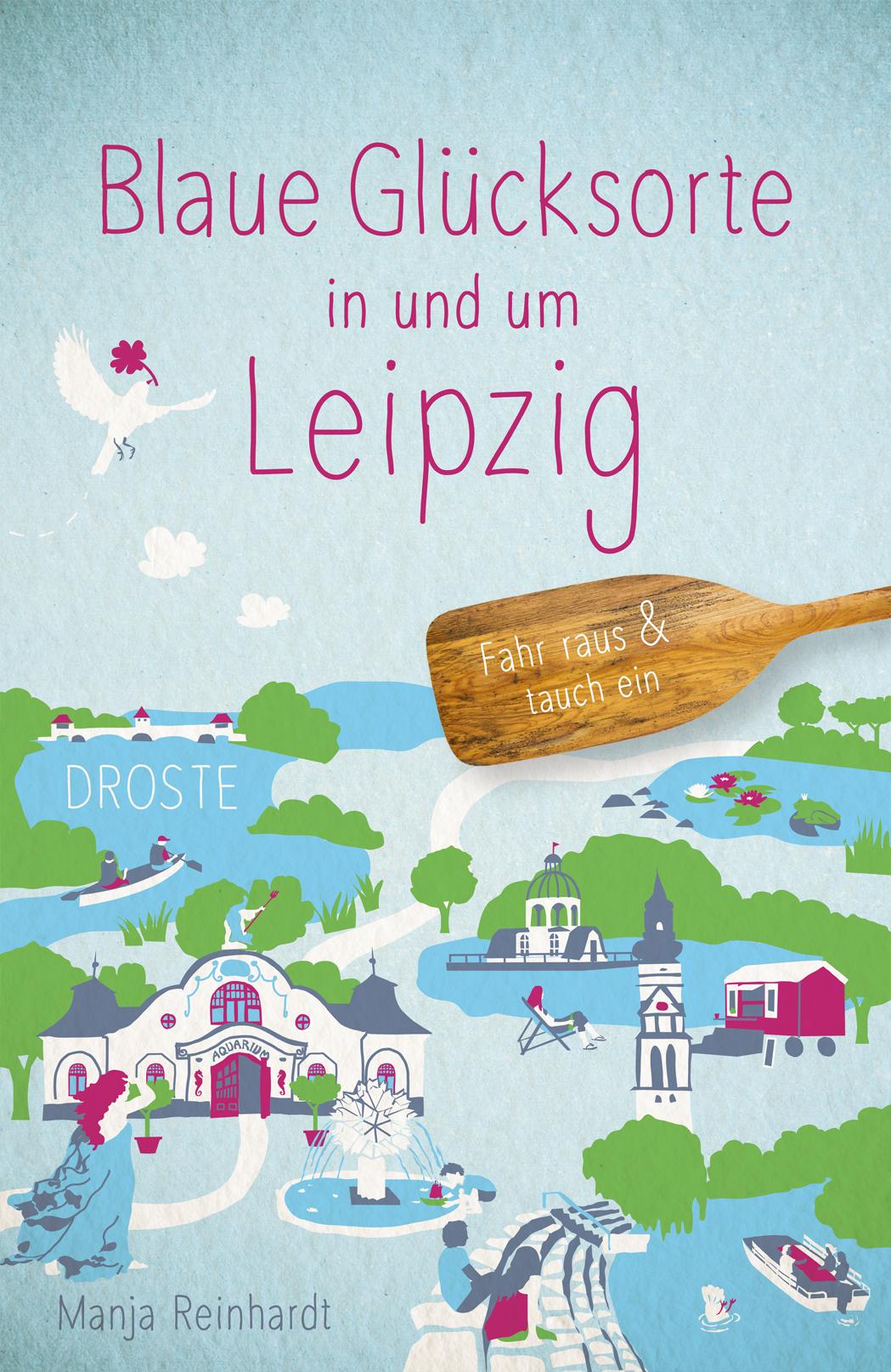 Vorderes Coverbild Blaue Glücksorte in und um Leipzig