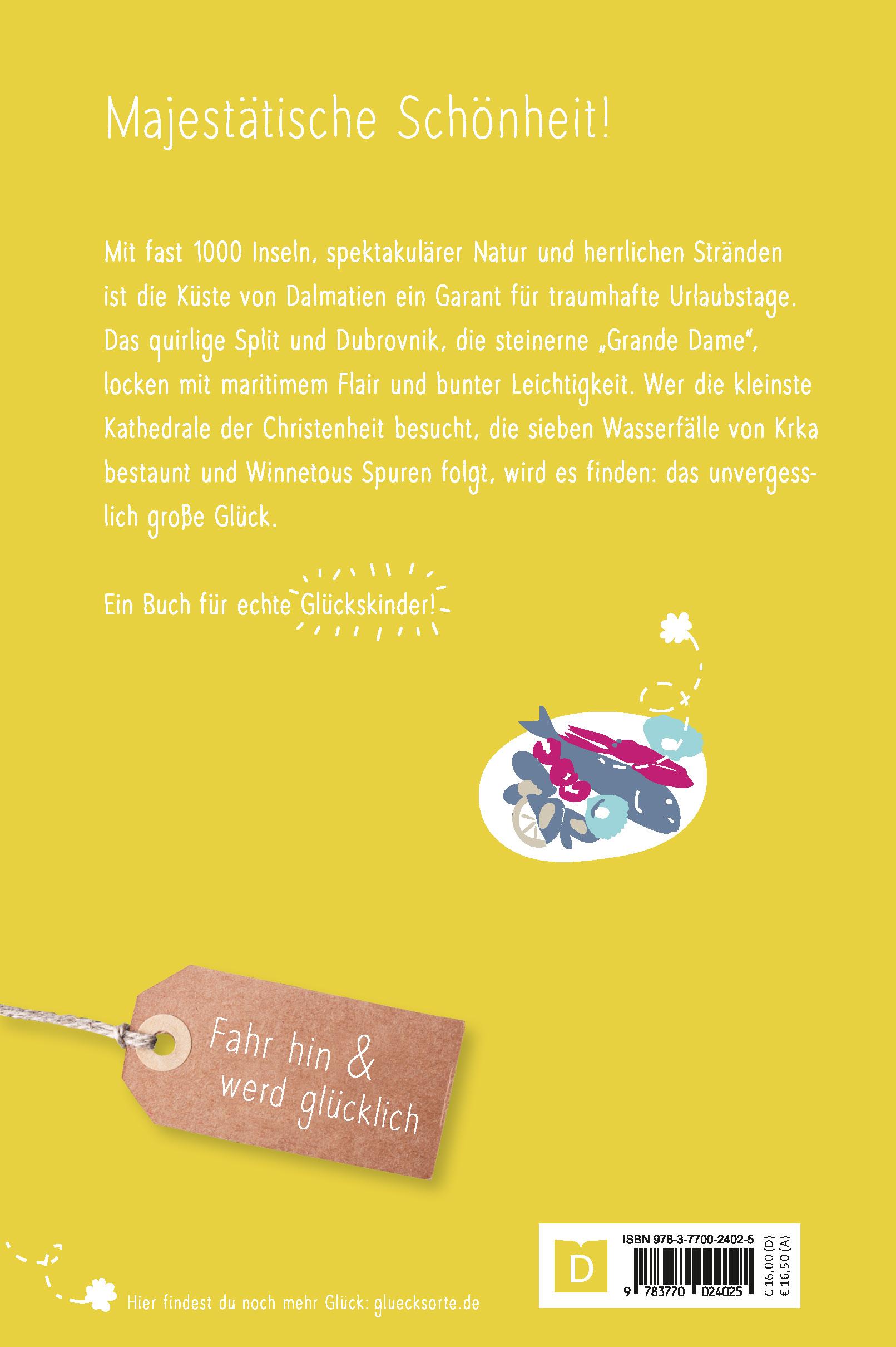 Rückseitencover Glücksorte in Dalmatien