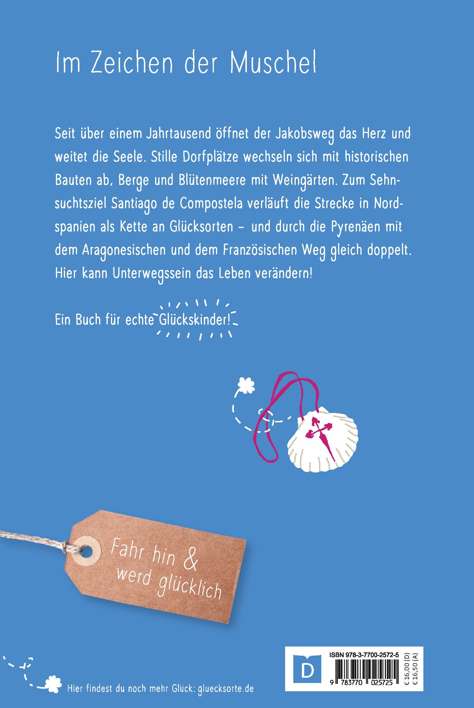 Rückseitencover Glücksorte auf dem spanischen Jakobsweg