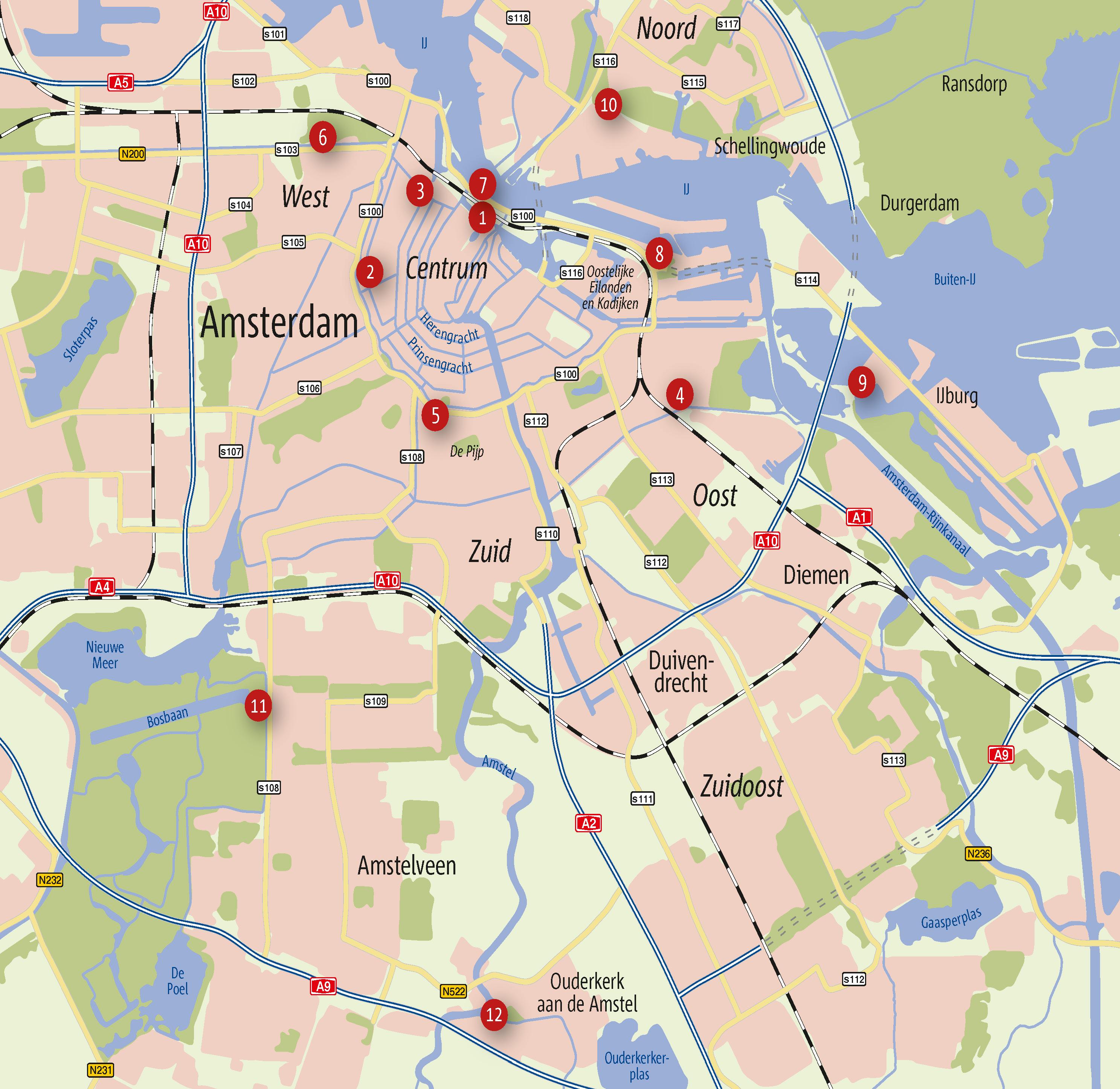 Beispielinhalt (Bild) Zu Fuß durch Amsterdam