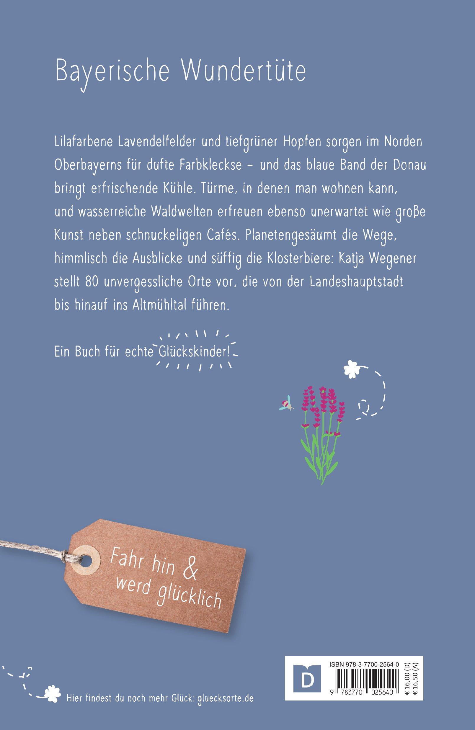 Rückseitencover Glücksorte im nördlichen Oberbayern