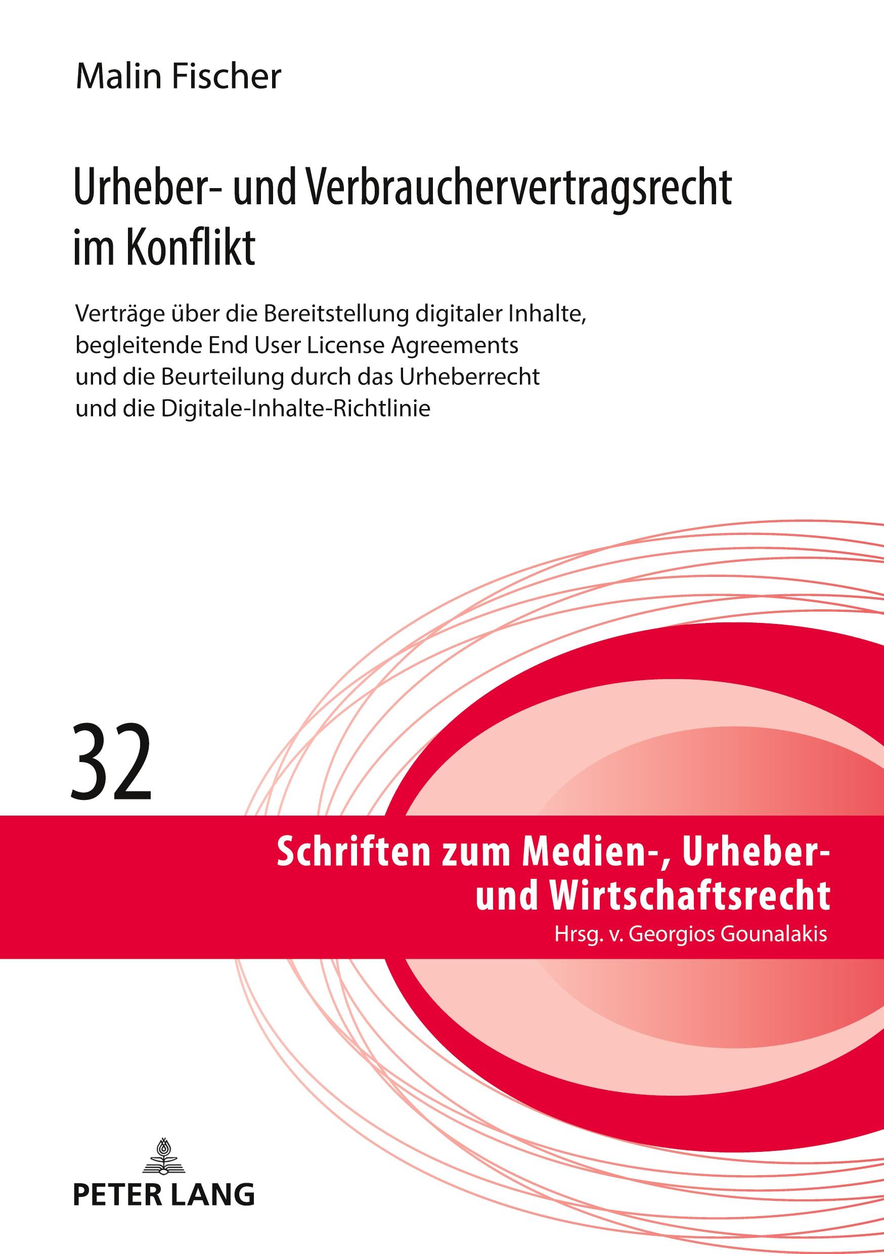 Vorderes Coverbild Urheber- und Verbrauchervertragsrecht im Konflikt