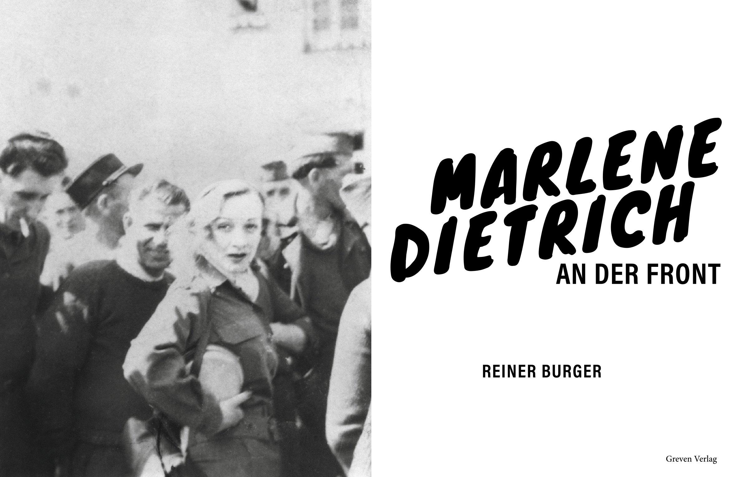 Beispielinhalt (Bild) Marlene Dietrich an der Front
