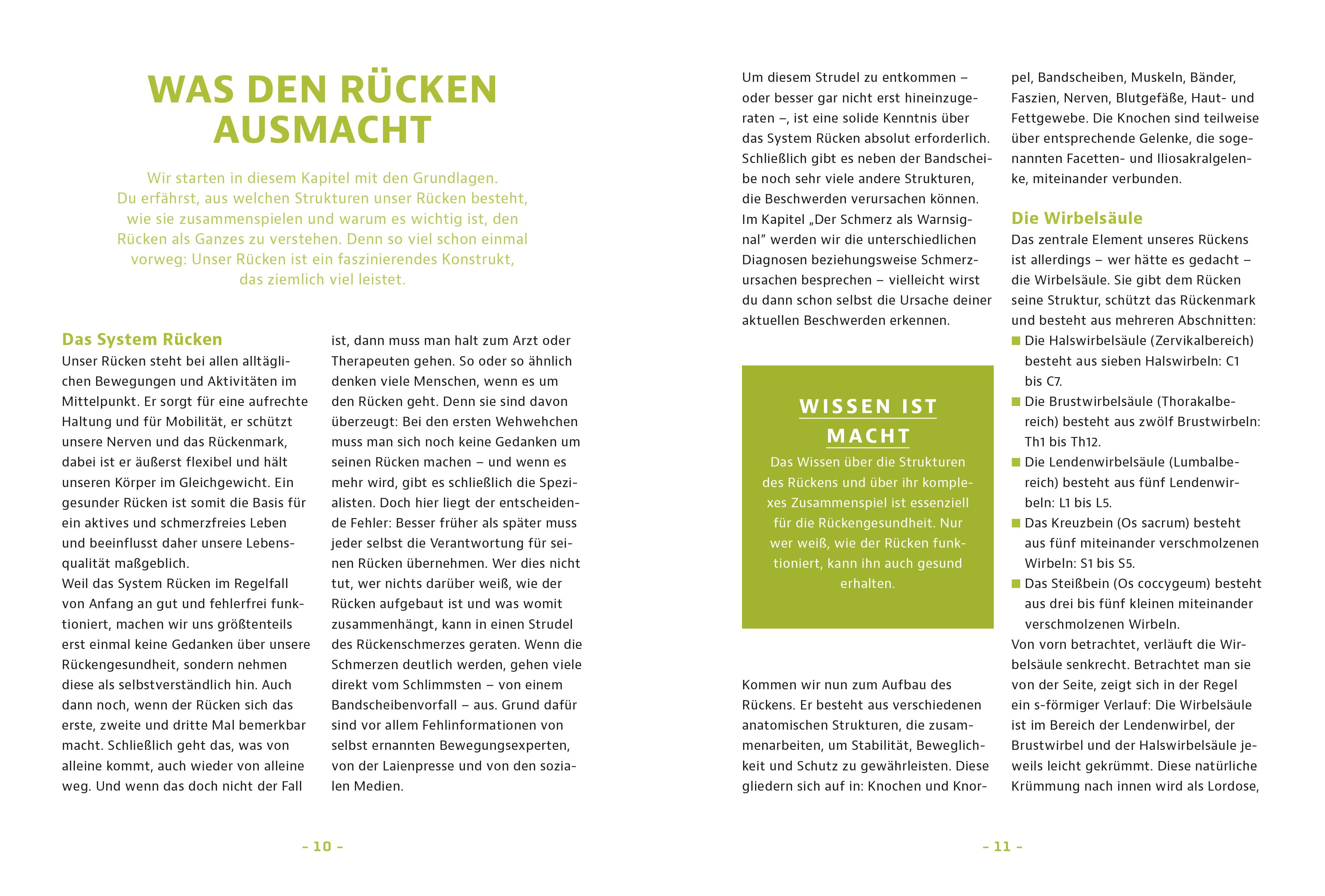 Beispielinhalt (Bild) Schluss mit Rückenschmerzen