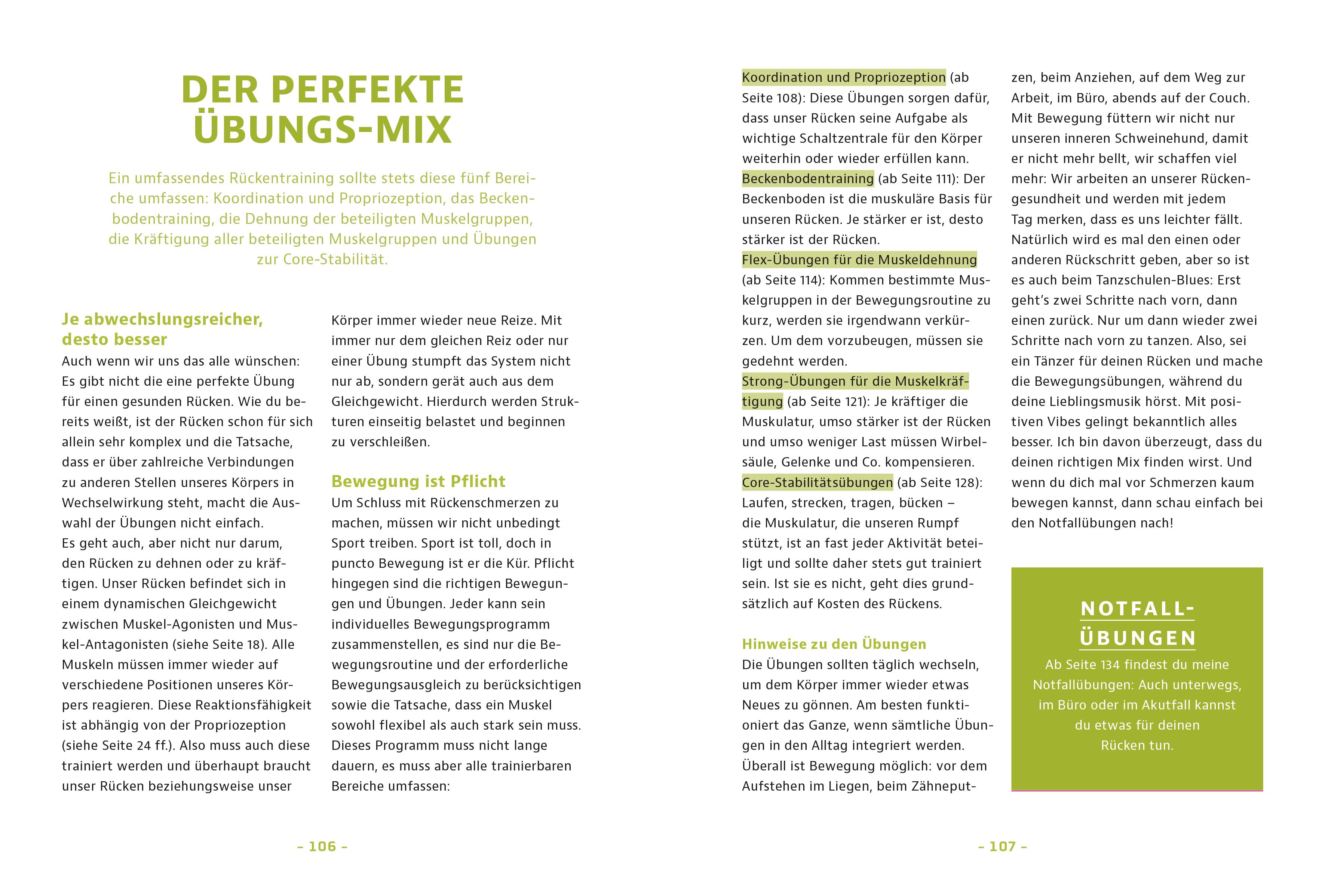Beispielinhalt (Bild) Schluss mit Rückenschmerzen