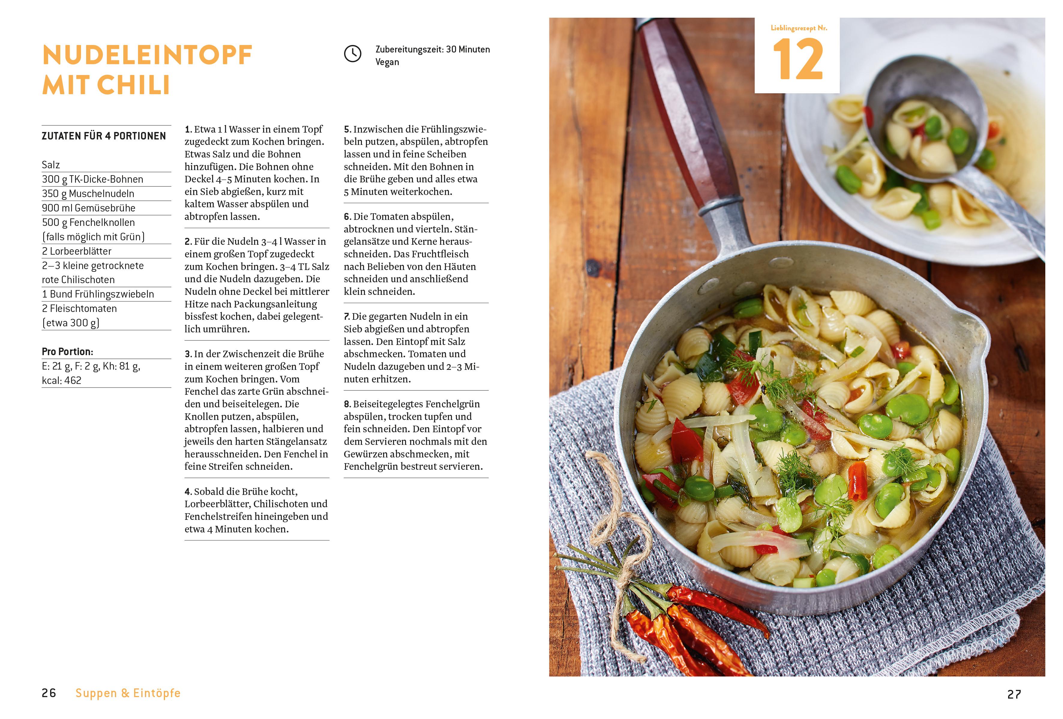 Beispielinhalt (Bild) Meine Lieblingsrezepte: Expressküche