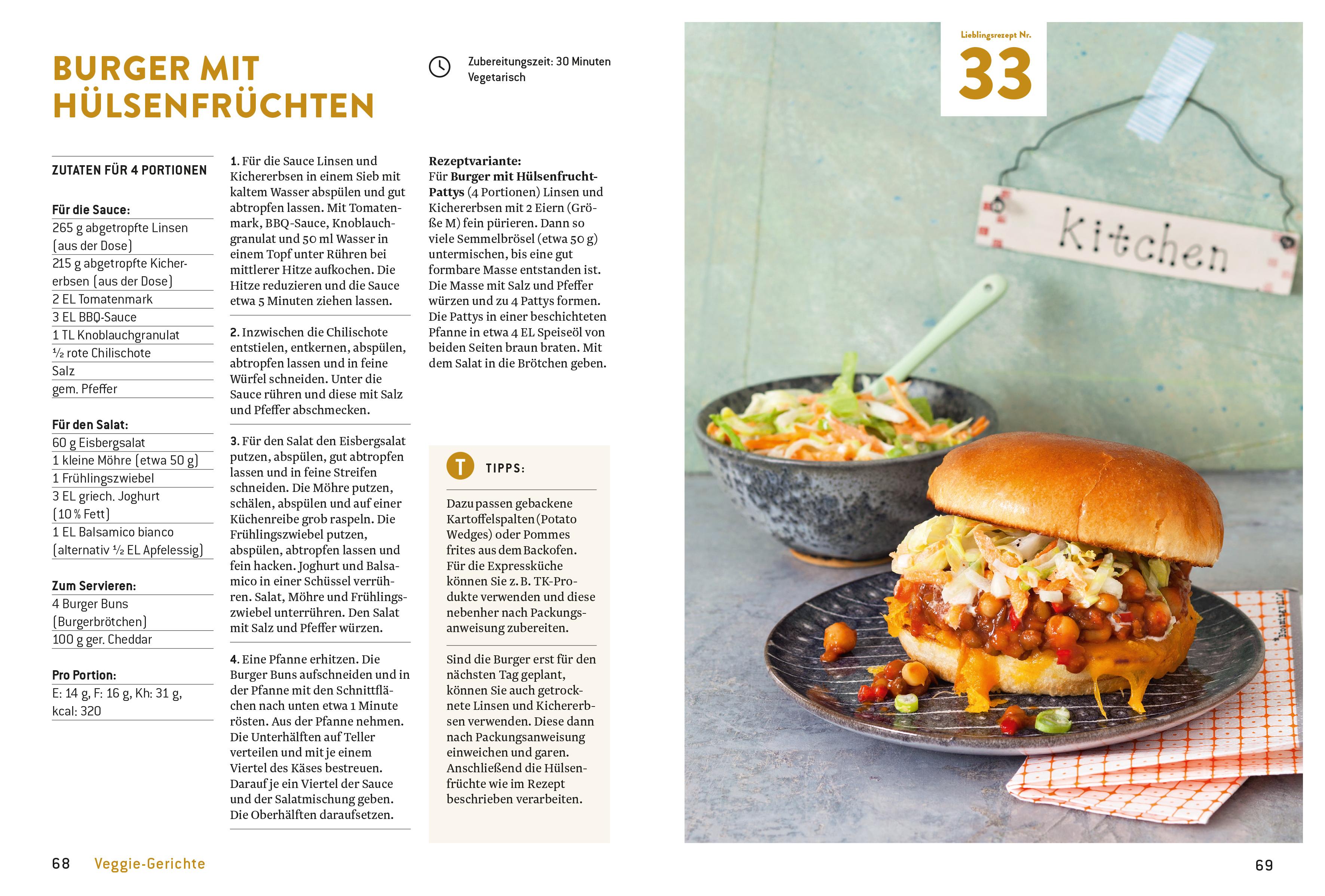 Beispielinhalt (Bild) Meine Lieblingsrezepte: Expressküche