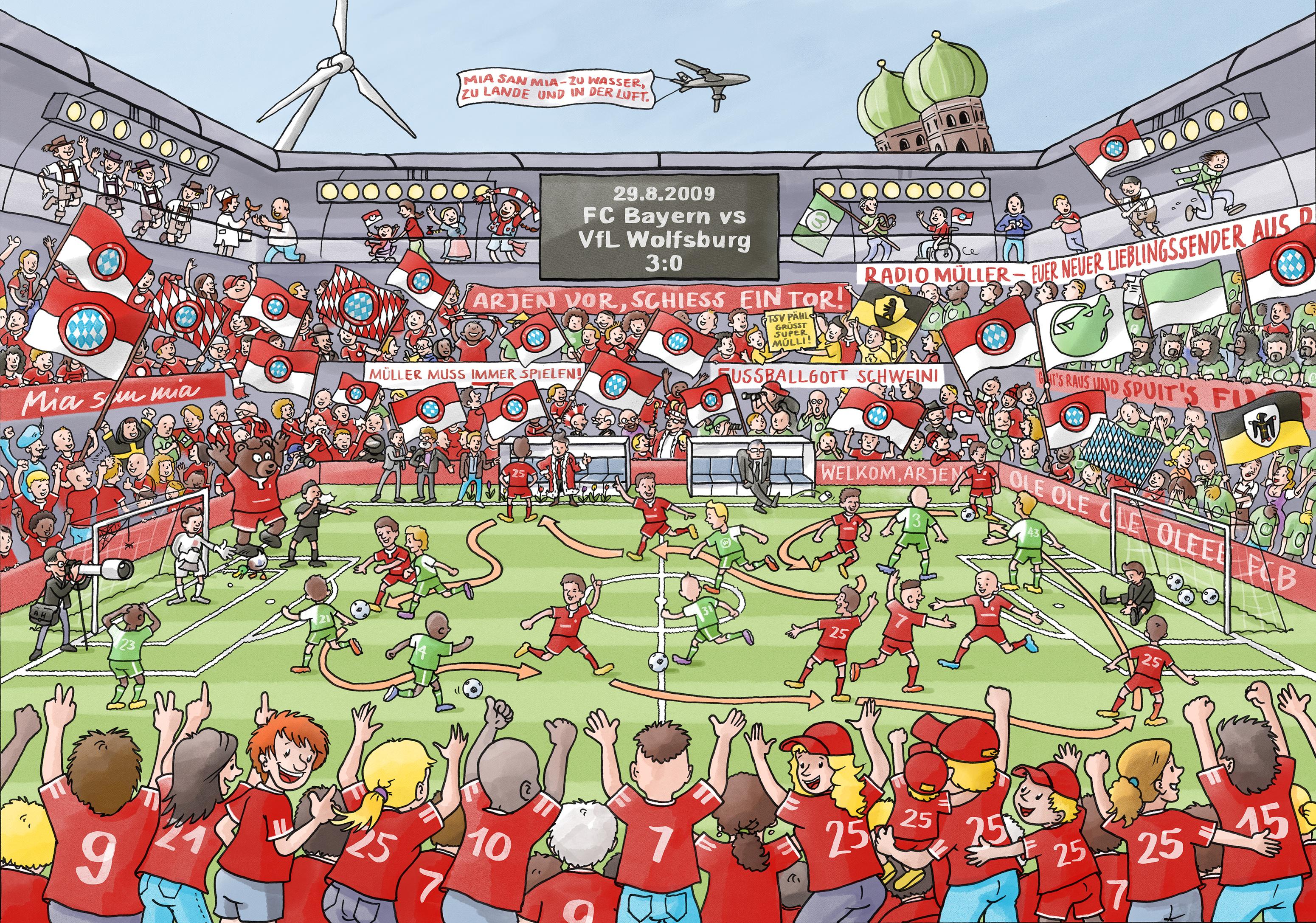 Beispielinhalt (Bild) Thomas Müller - Mein Wimmelbuch