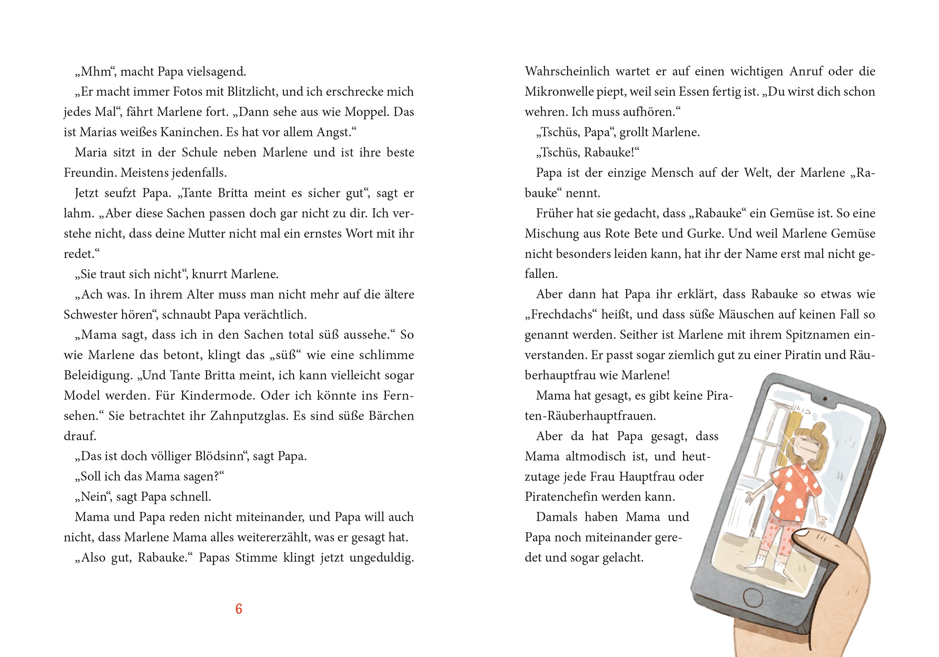 Beispielinhalt (Bild) Marlene und die wilde Bande