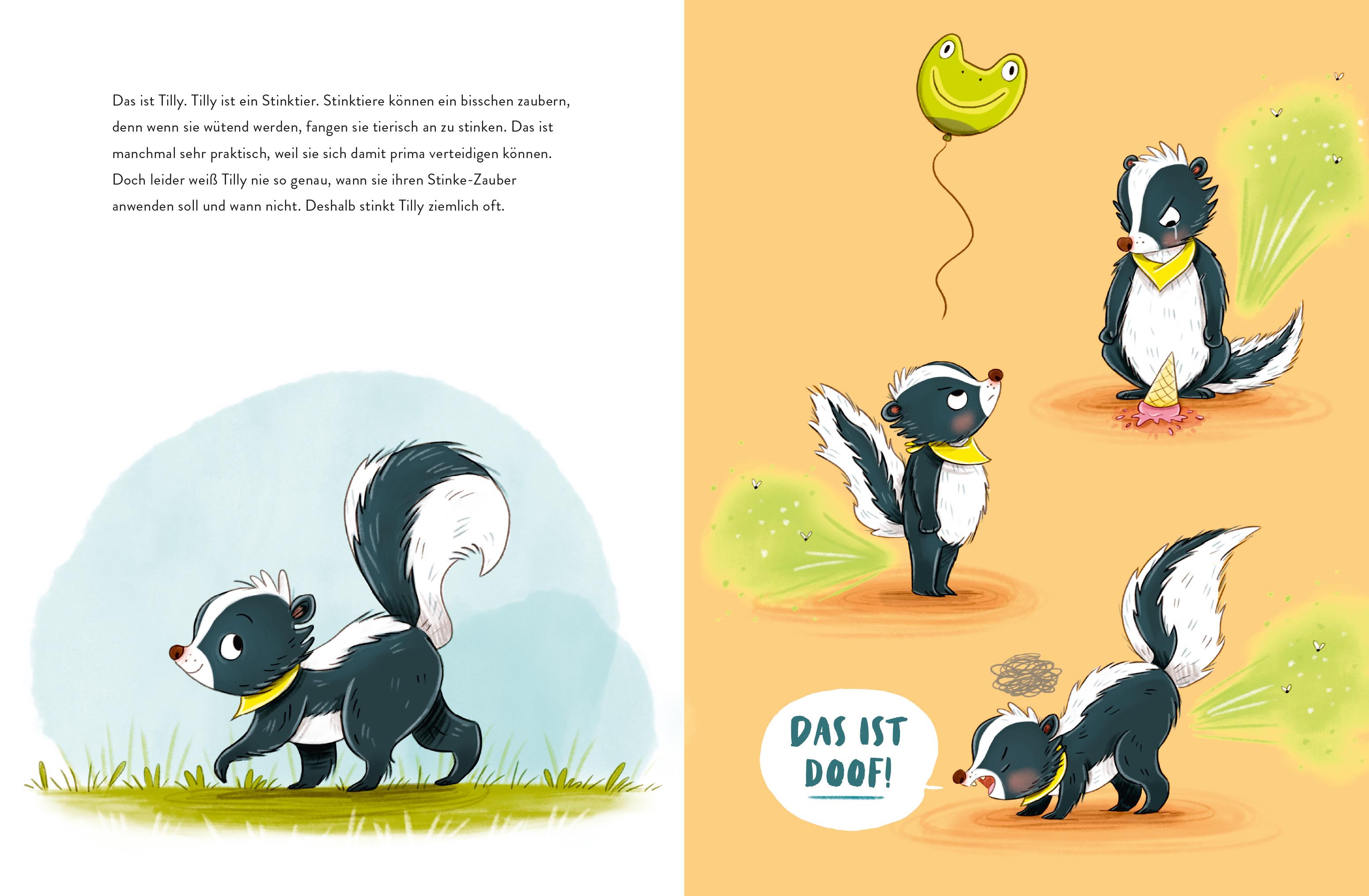 Beispielinhalt (Bild) Tilly stinkt's!