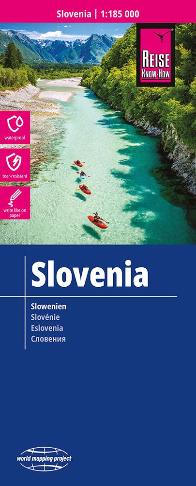 Vorderes Coverbild Reise Know-How Landkarte Slowenien / Slovenia (1:185.000)