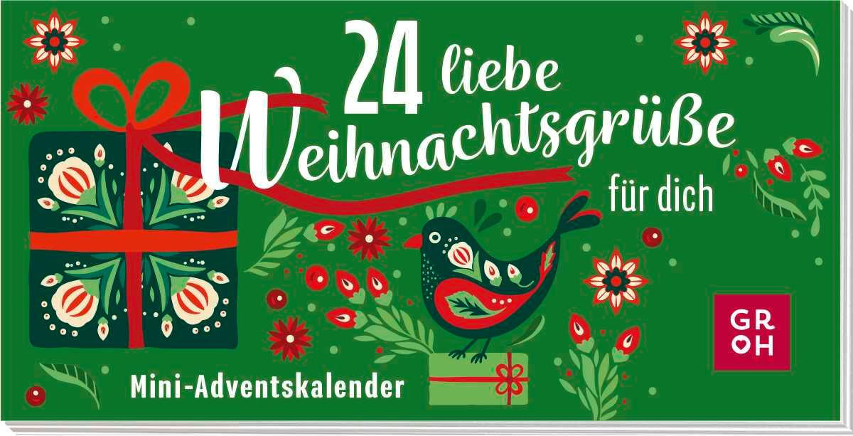 Vorderes Coverbild 24 liebe Weihnachtsgrüße für dich