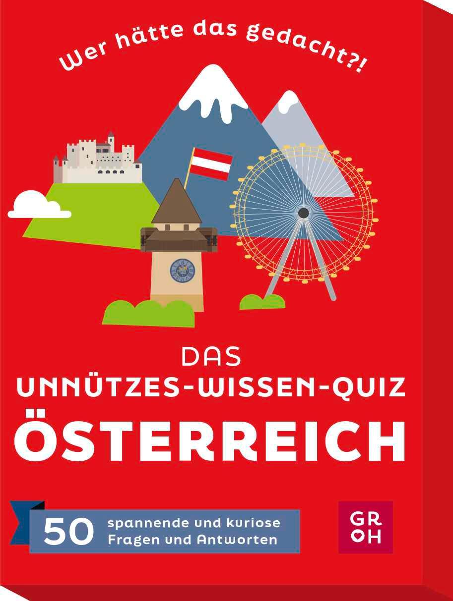 Vorderes Coverbild Wer hätte das gedacht?! Das Unnützes-Wissen-Quiz Österreich
