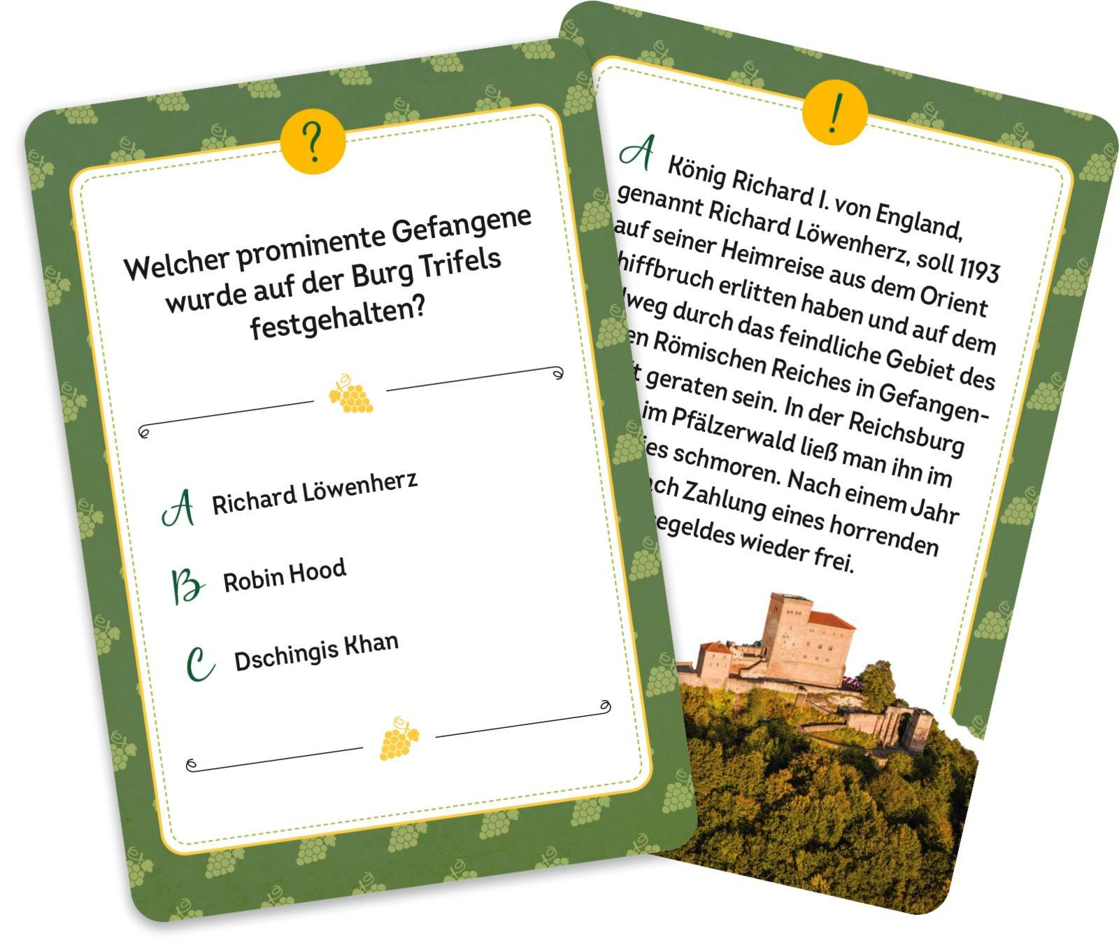 Beispielinhalt (Bild) Wer hätte das gedacht?! Das Unnützes-Wissen-Quiz Pfalz