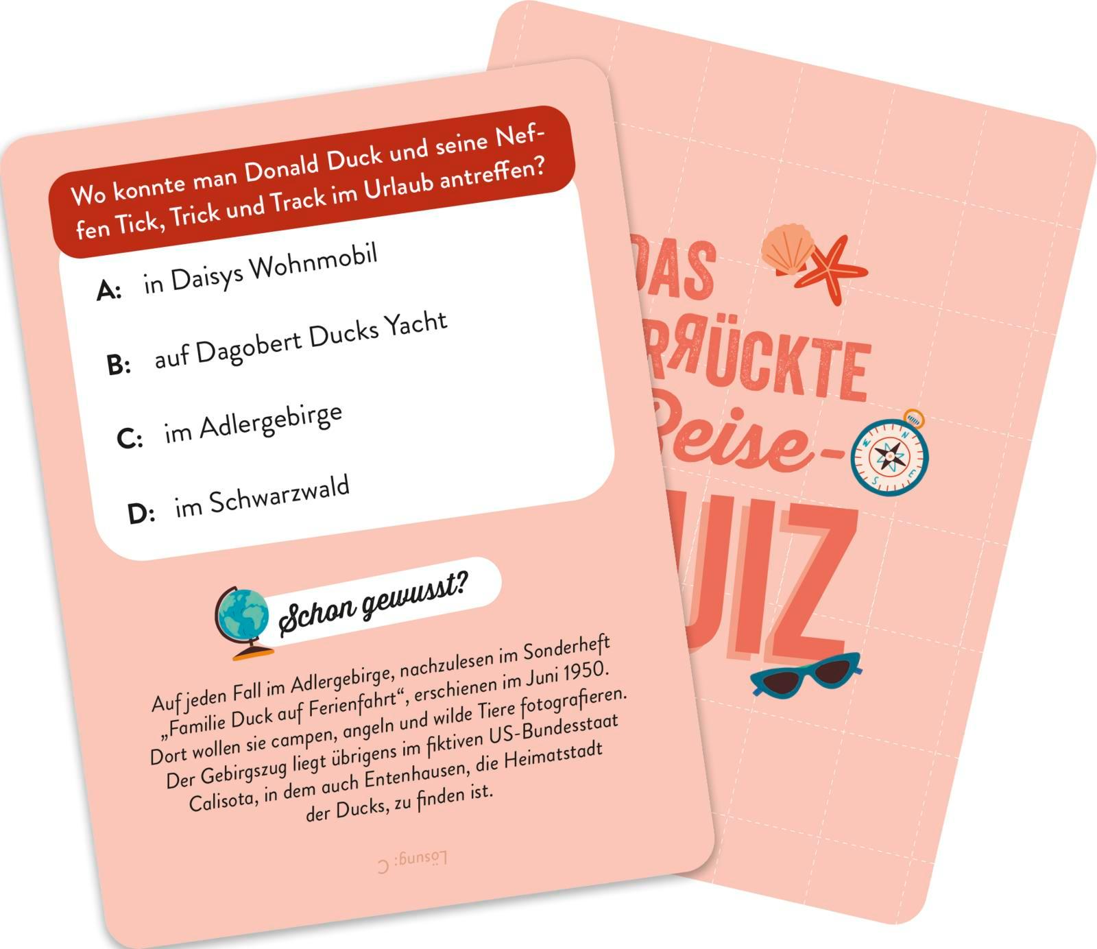 Beispielinhalt (Bild) Das verrückte Reise-Quiz