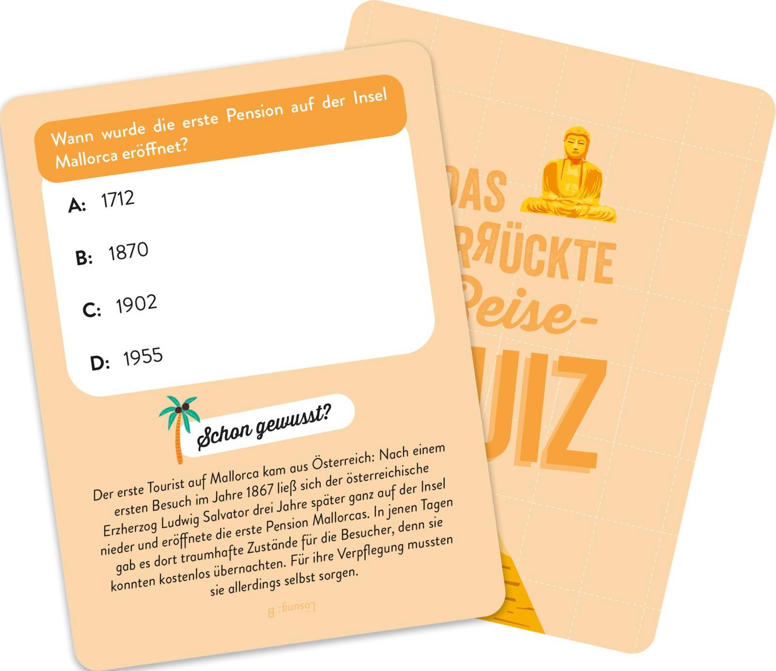 Beispielinhalt (Bild) Das verrückte Reise-Quiz
