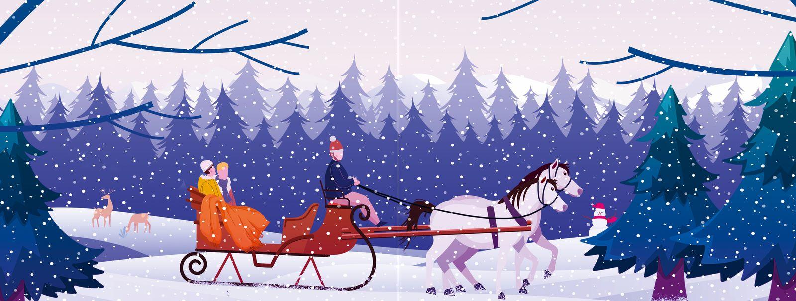 Beispielinhalt (Bild) Find me between Christmas trees