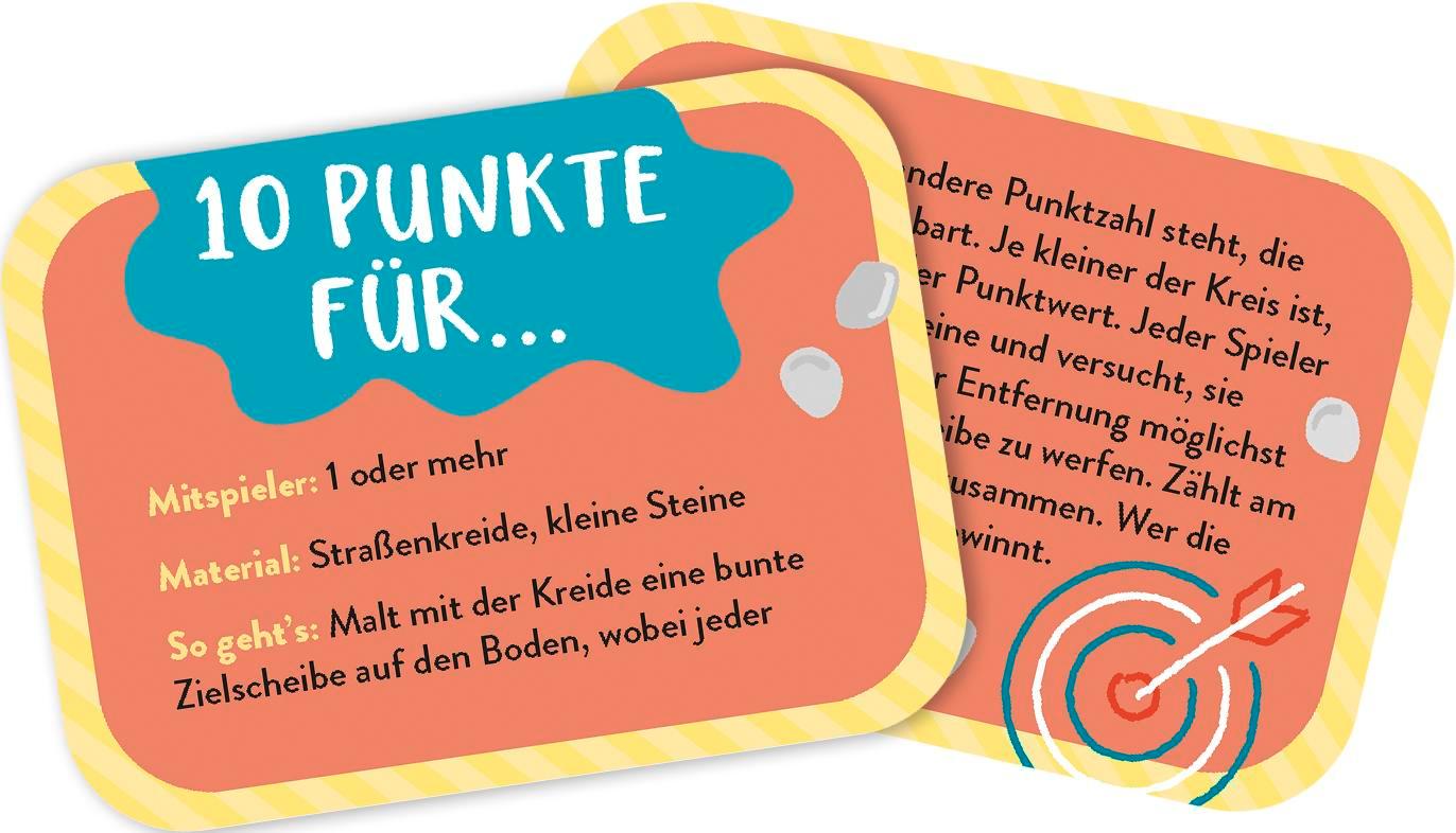 Beispielinhalt (Bild) Endlich Ferien! 25 tolle Draußen-Spiele