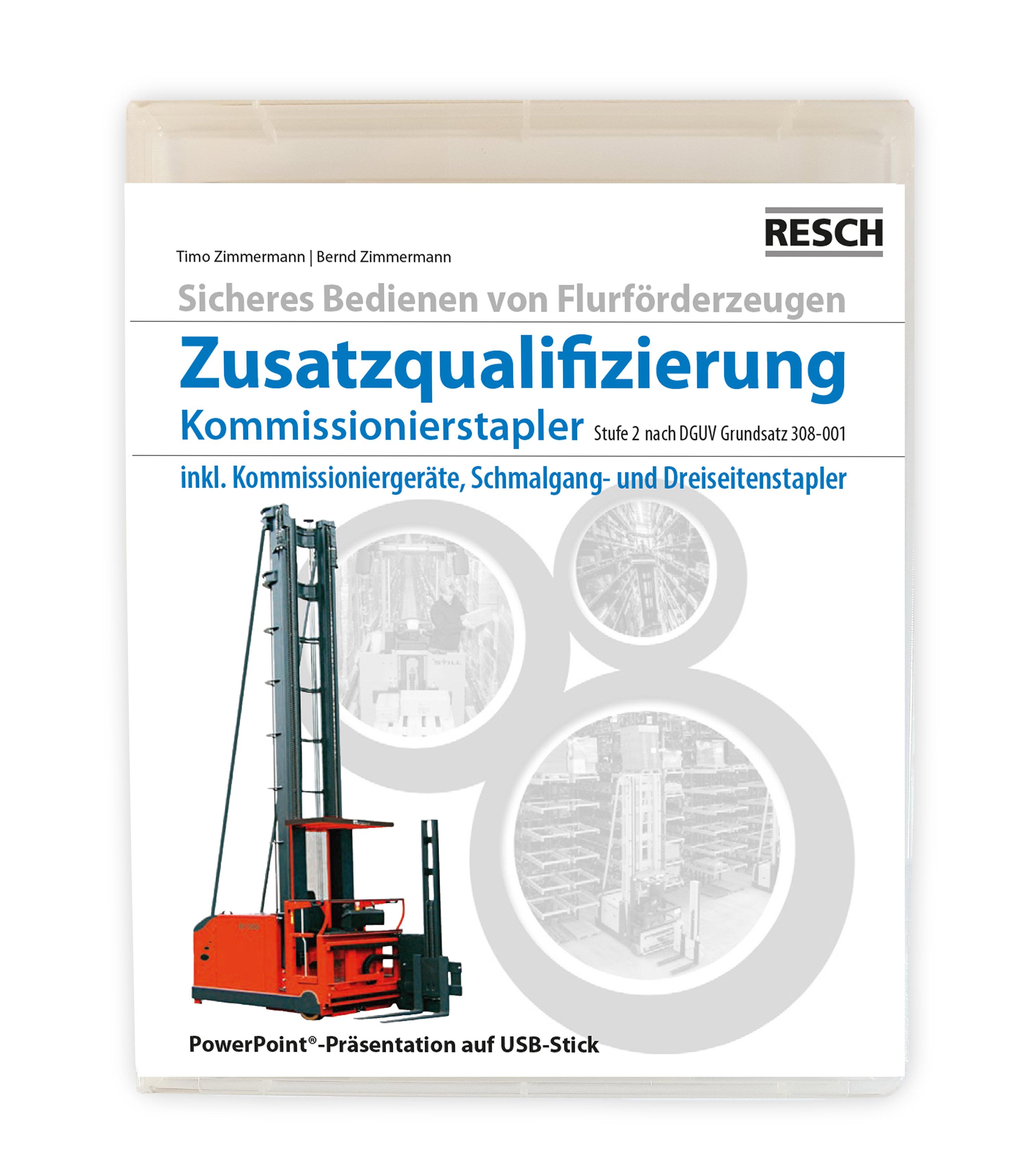 Vorderes Coverbild Modul "Zusatzqualifizierung Kommissionierstapler"