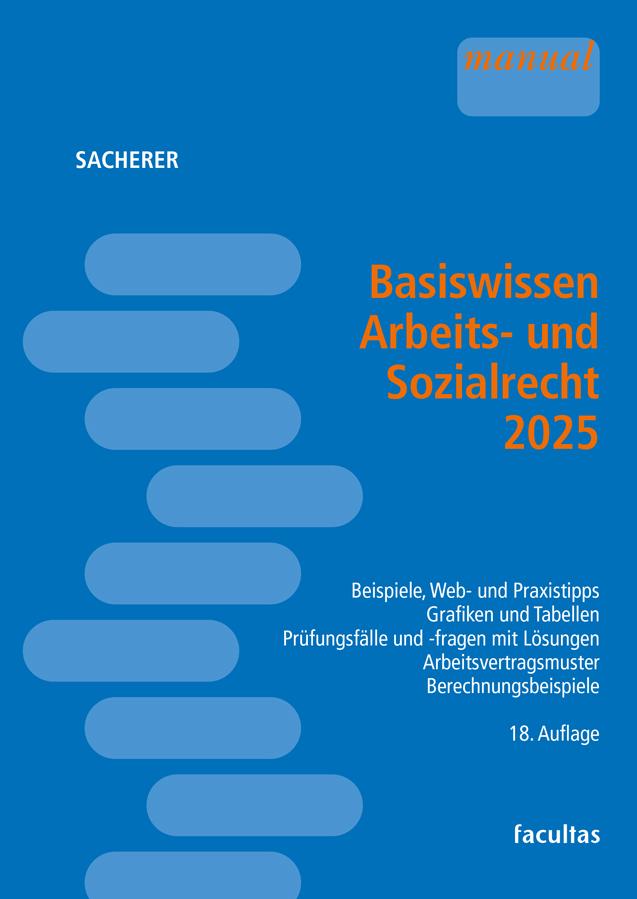 Vorderes Coverbild Basiswissen Arbeits- und Sozialrecht 2025
