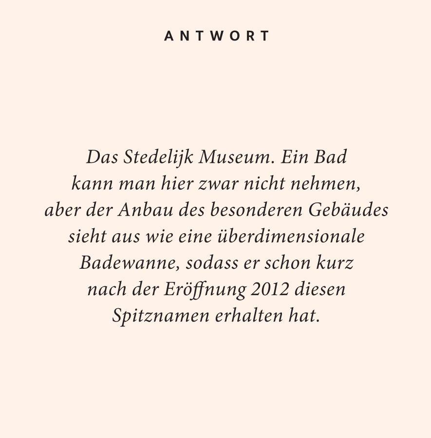 Beispielinhalt (Bild) Amsterdam-Quiz