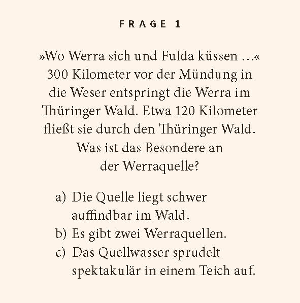 Beispielinhalt (Bild) Thüringer Wald-Quiz