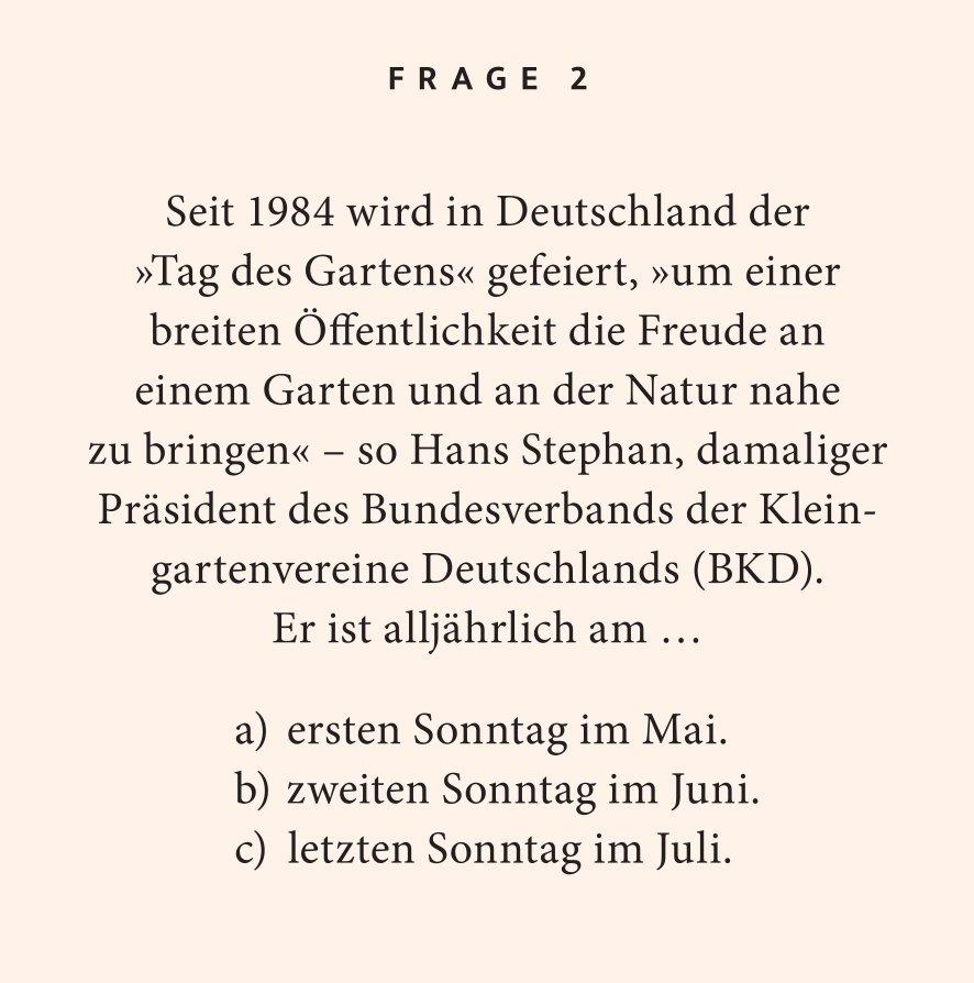 Beispielinhalt (Bild) Garten-Quiz