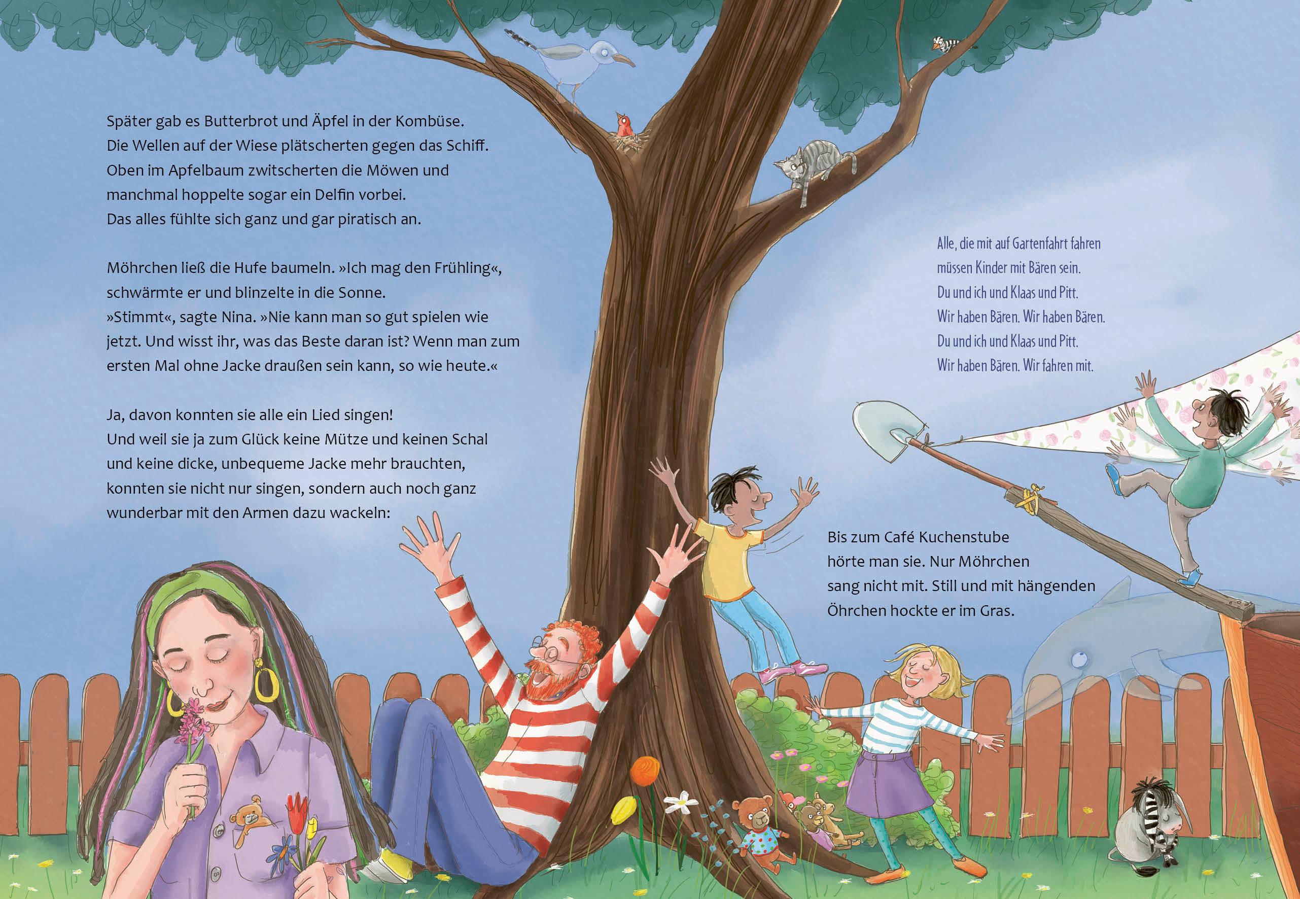 Beispielinhalt (Bild) Grimm und Möhrchen und die Spielplatzpiraten