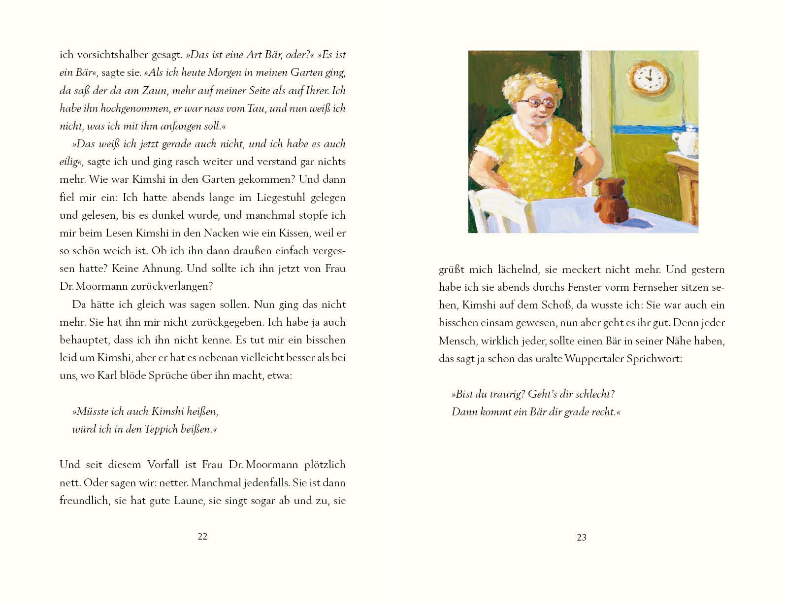 Beispielinhalt (Bild) Frau Dr. Moormann & ich