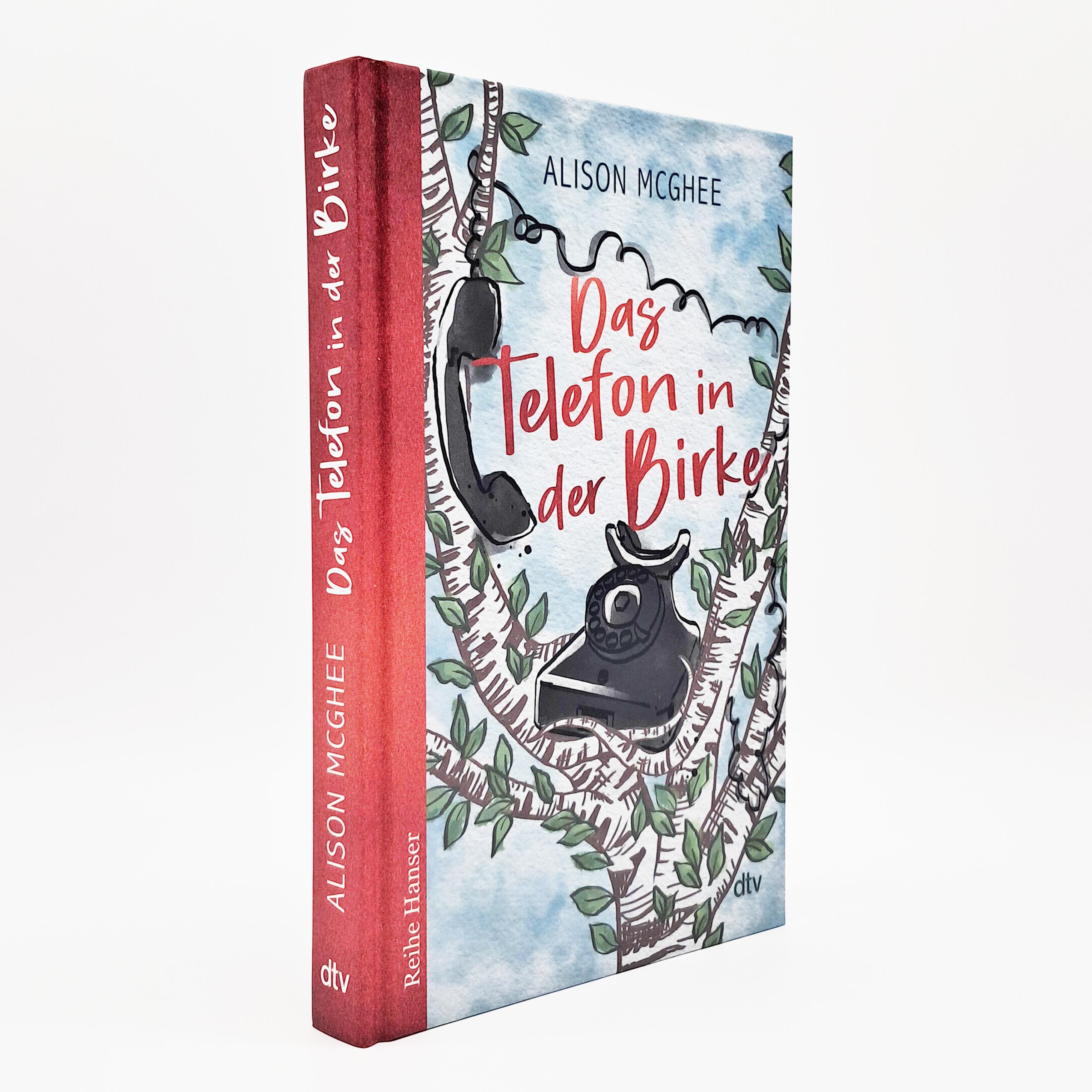 Beispielinhalt (Bild) Das Telefon in der Birke