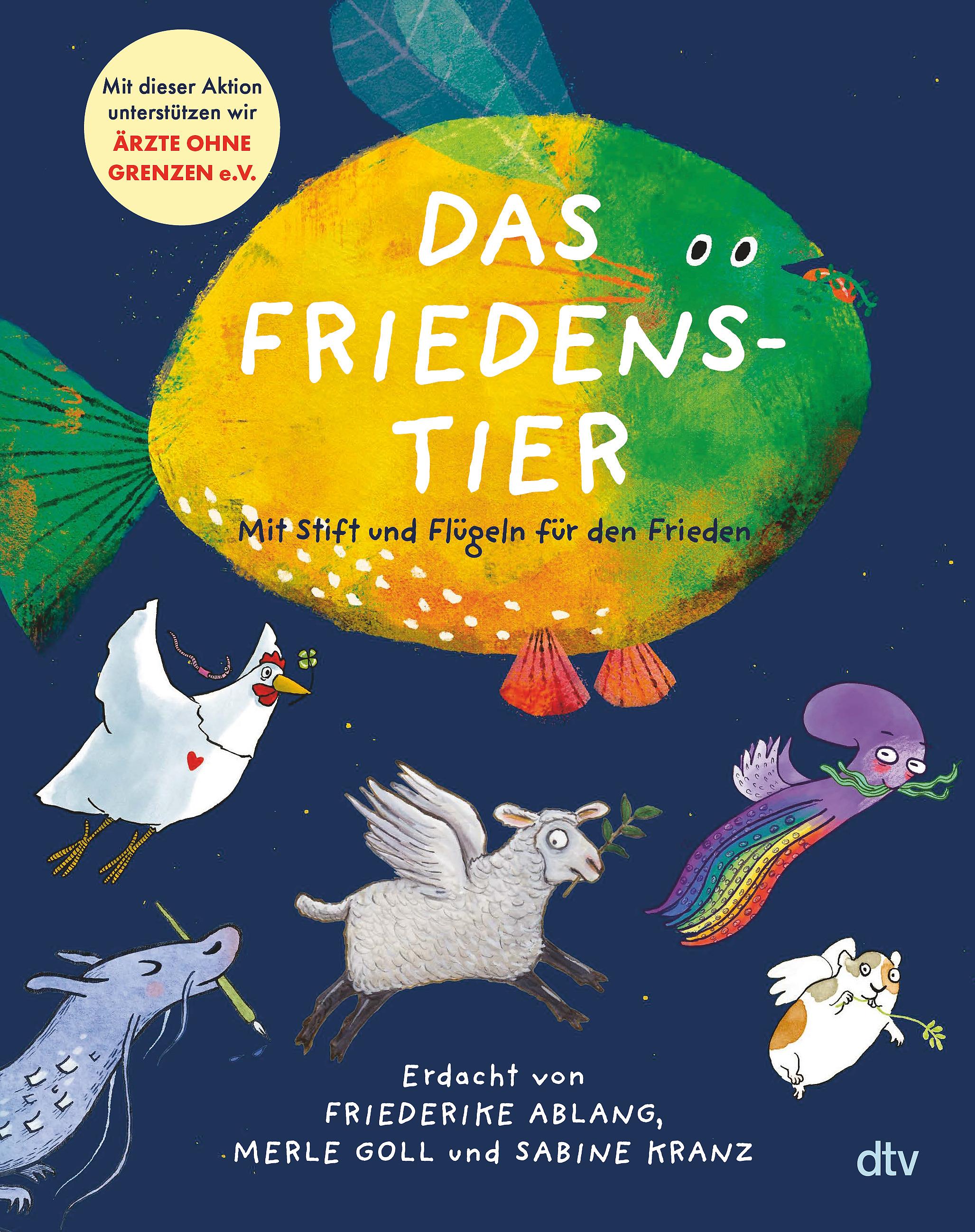 Vorderes Coverbild Das Friedenstier - Mit Stift und Flügeln für den Frieden