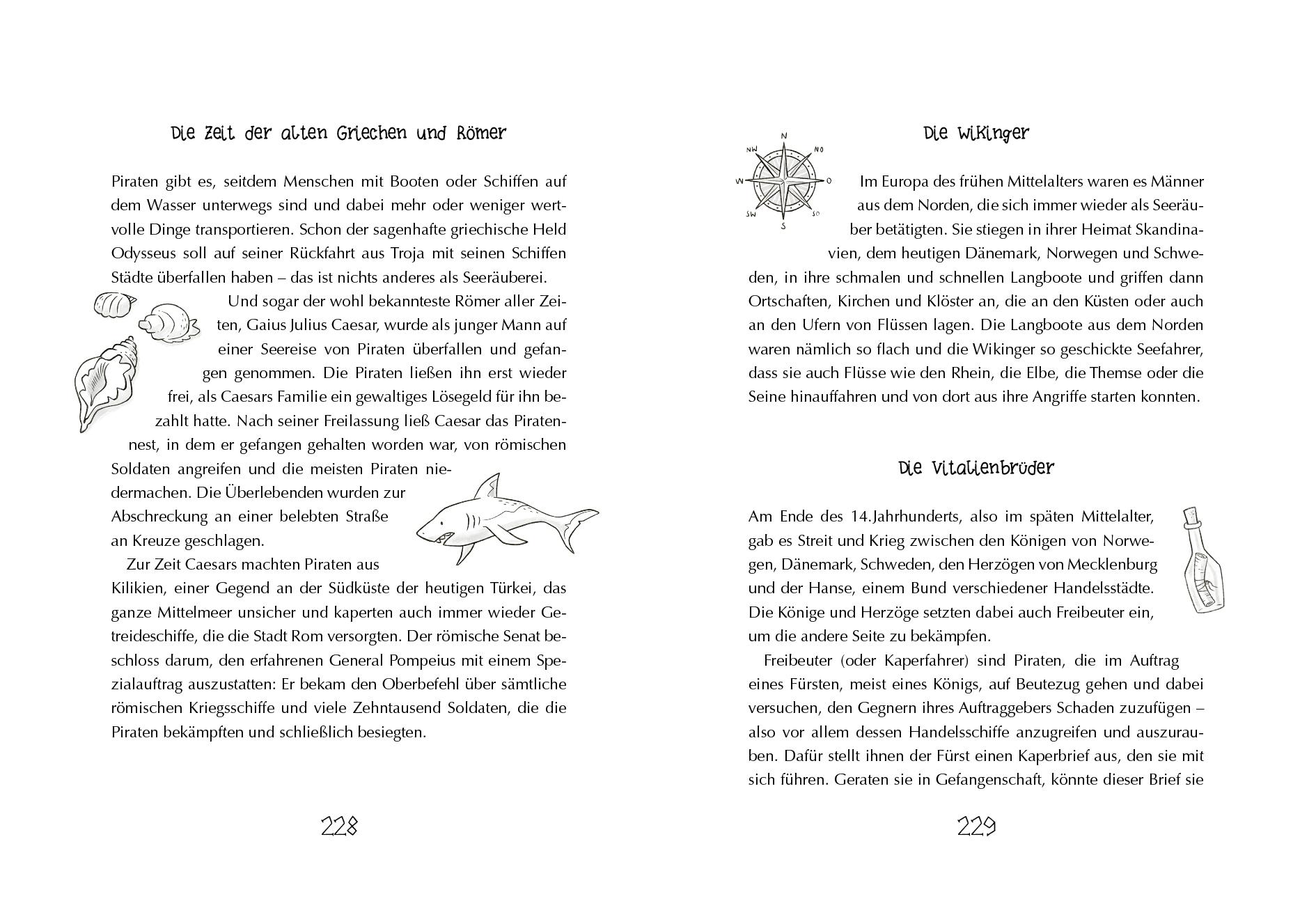 Beispielinhalt (Bild) Ich, Captain Hook, und die verfluchte Schatzinsel - Wilde Piraten erzählen