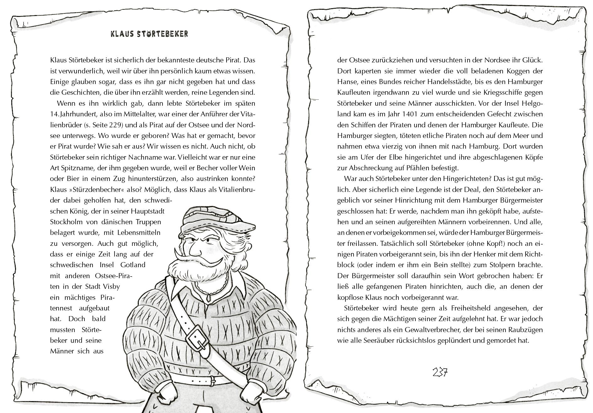 Beispielinhalt (Bild) Ich, Captain Hook, und die verfluchte Schatzinsel - Wilde Piraten erzählen