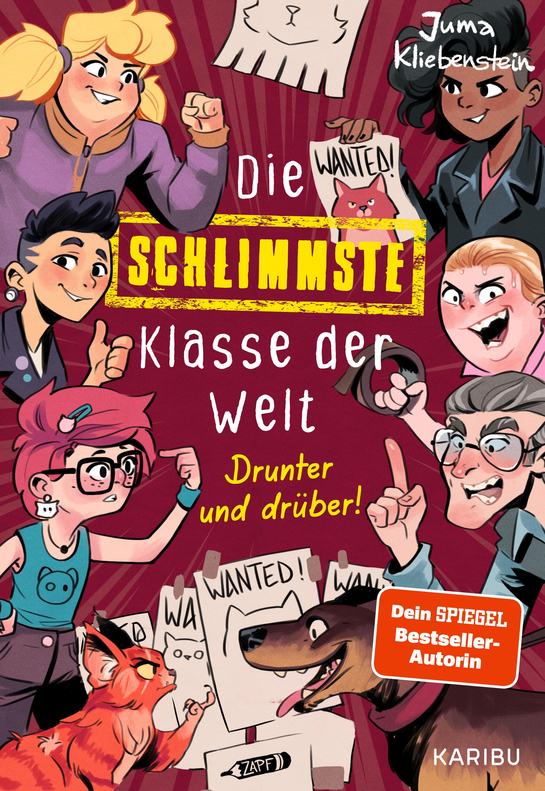 Vorderes Coverbild Die schlimmste Klasse der Welt (Band 4) - Drunter und drüber!