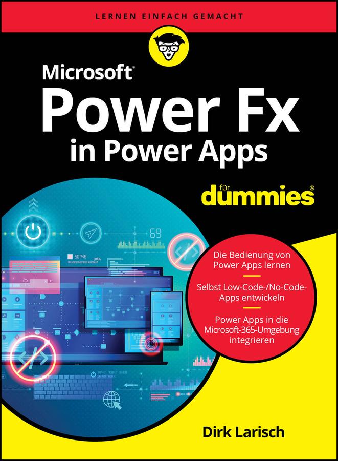 Vorderes Coverbild Microsoft Power Fx in Power Apps für Dummies