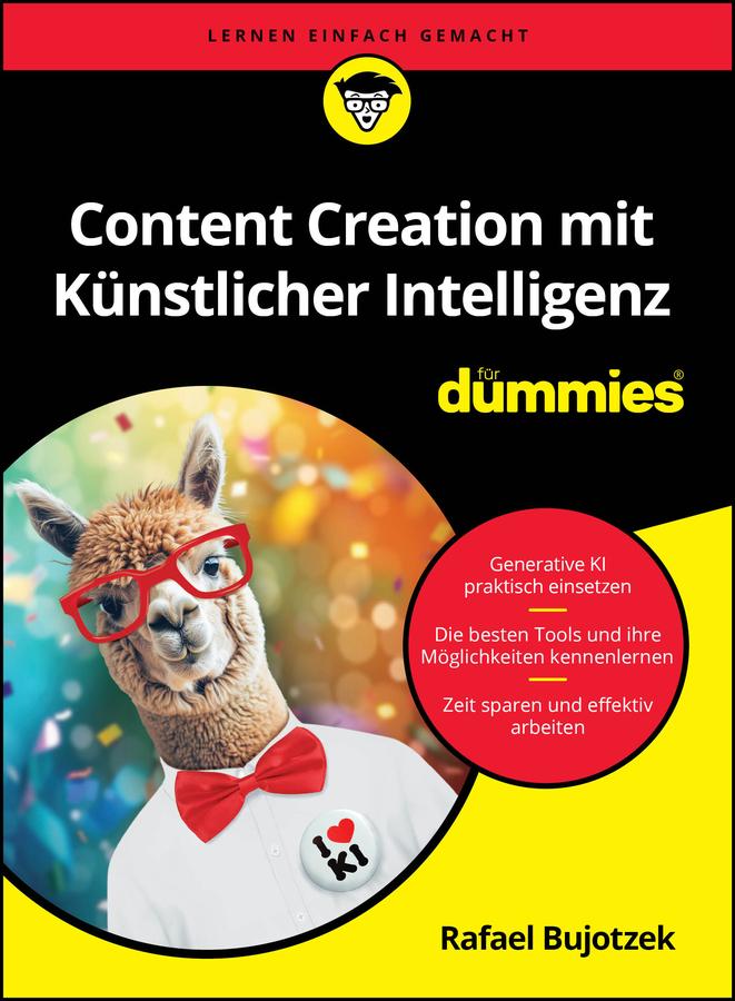 Vorderes Coverbild Content Creation mit Künstlicher Intelligenz für Dummies