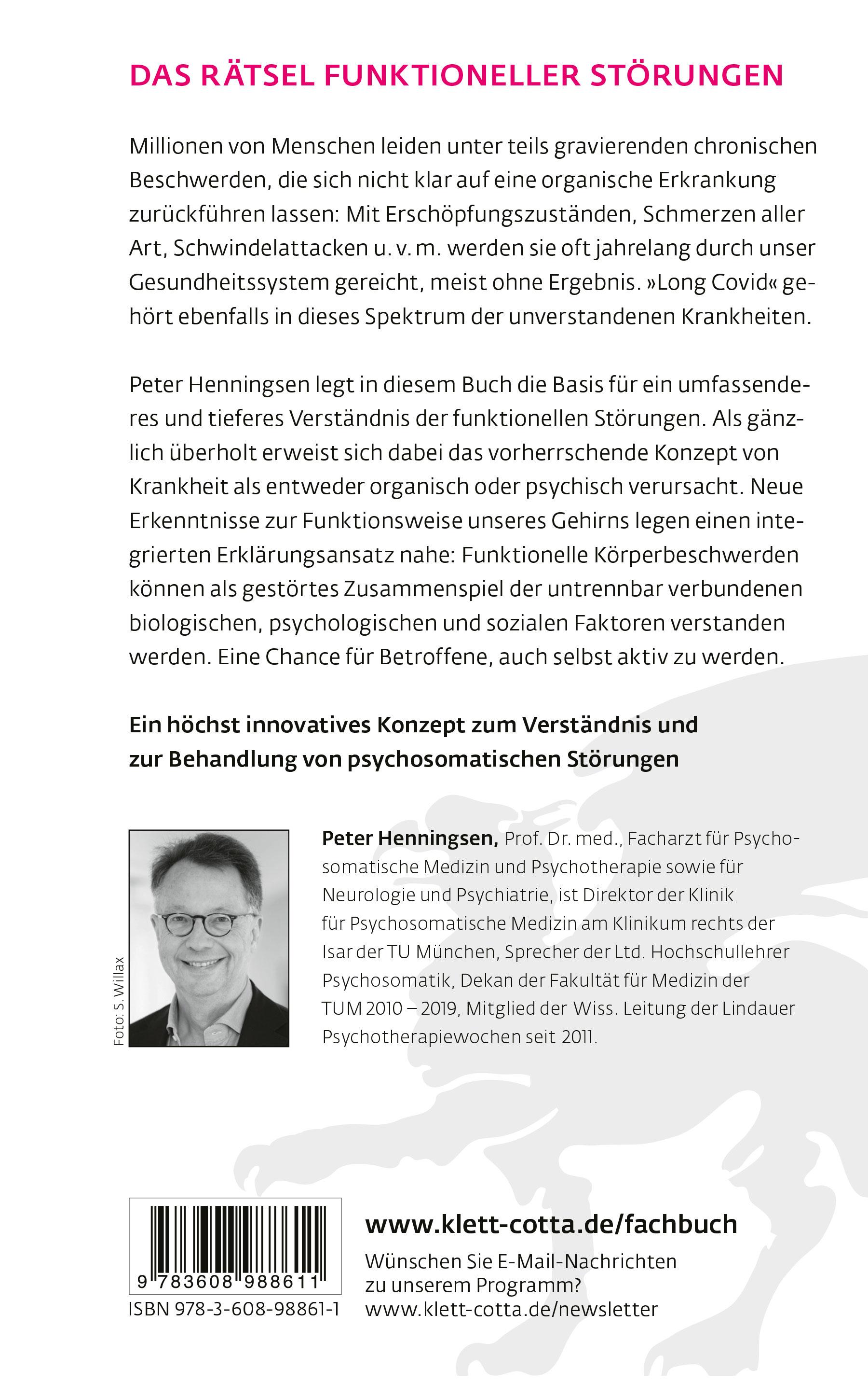 Rückseitencover Die neue Psychosomatik der Körperbeschwerden