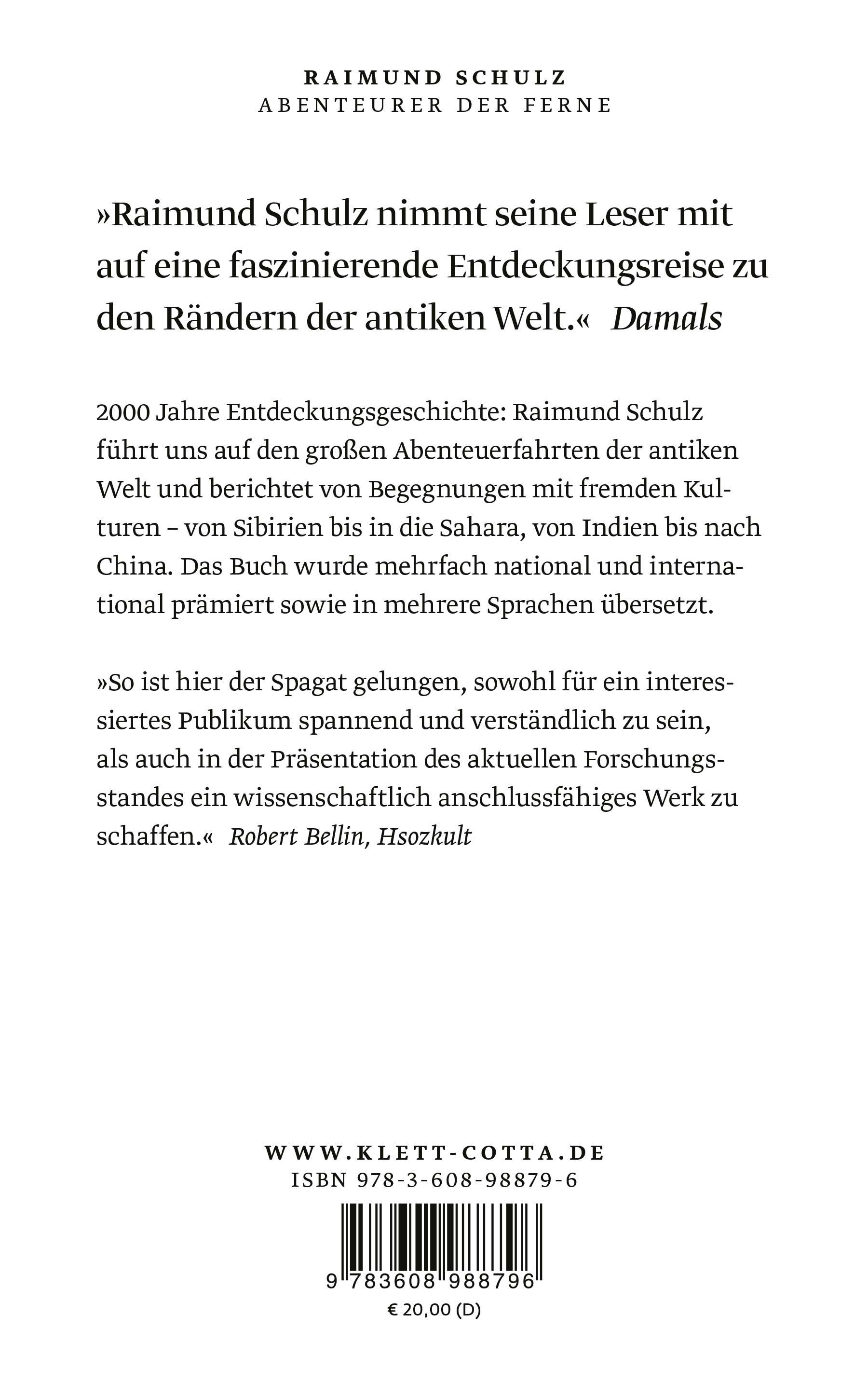 Rückseitencover Abenteurer der Ferne